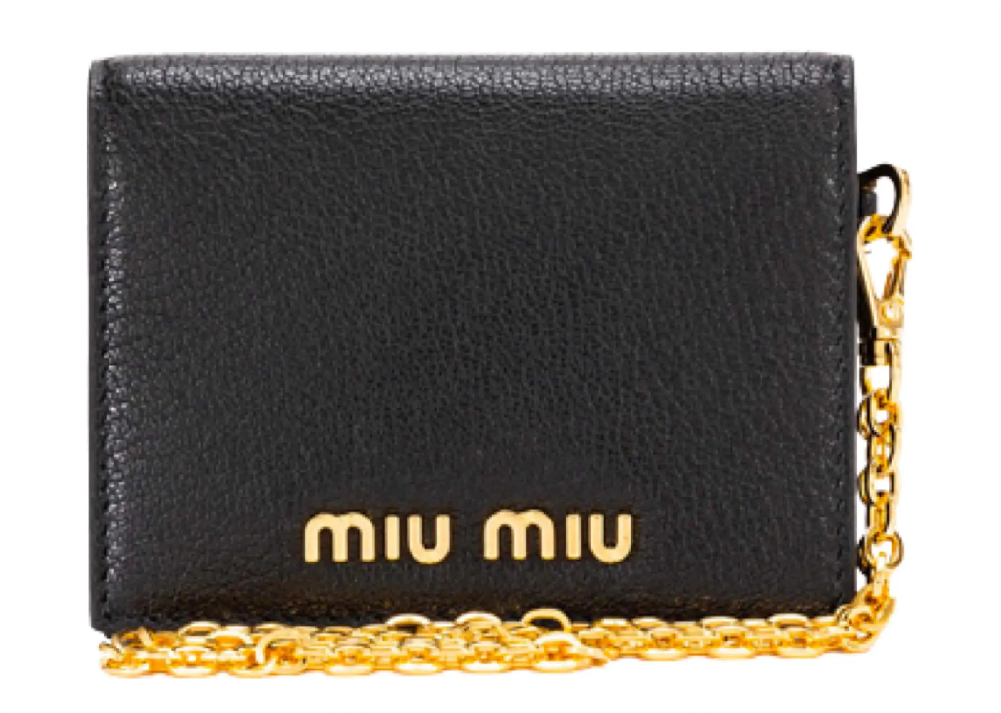 Miu Miu Chain Wristlet Card Holder