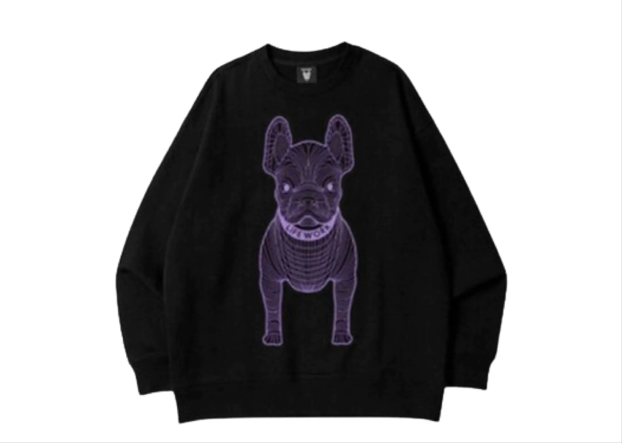 Lifework Big Purple Radog Sweatshirt Black