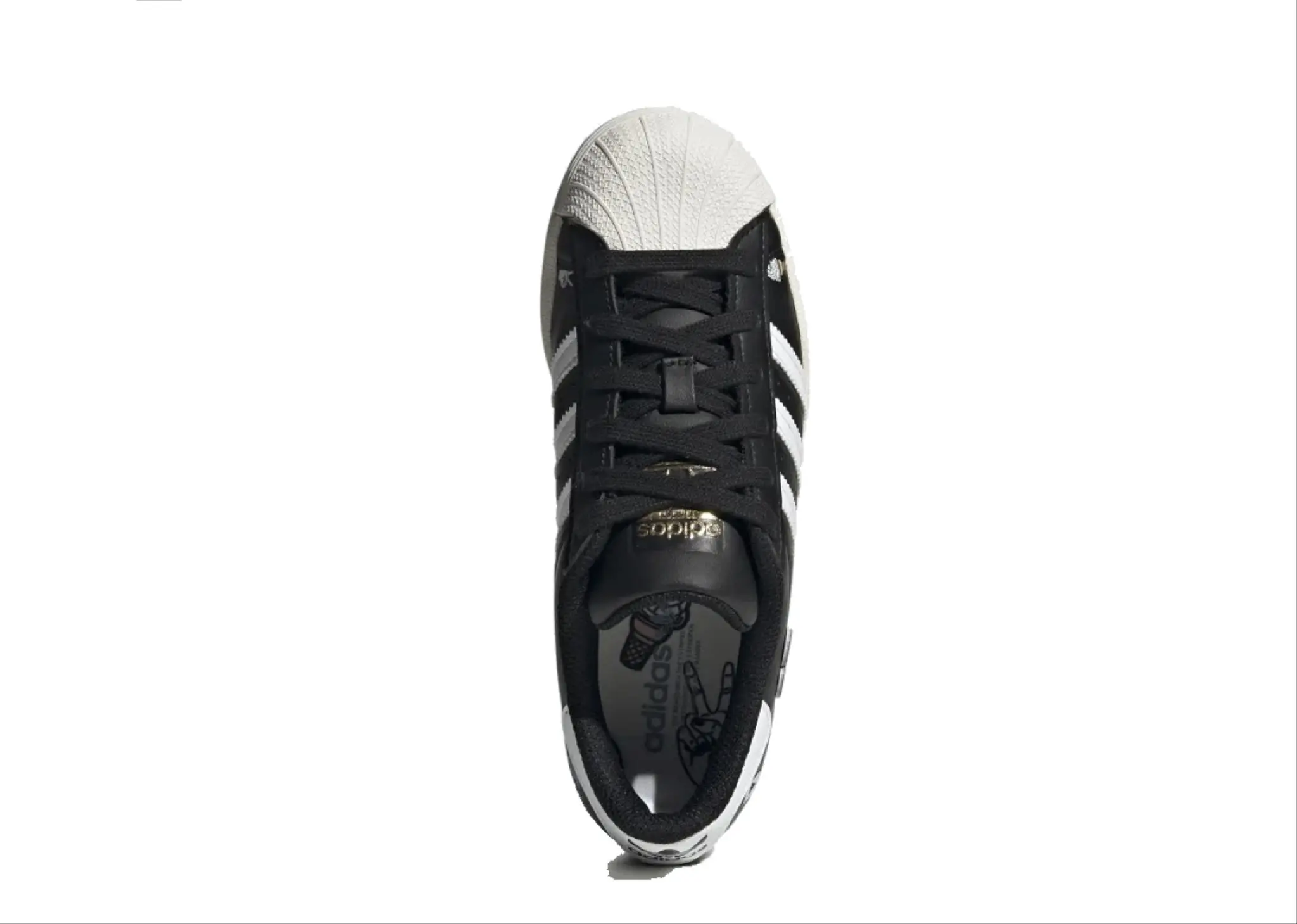 Adidas Superstar Black White (Grade School) - photo 3