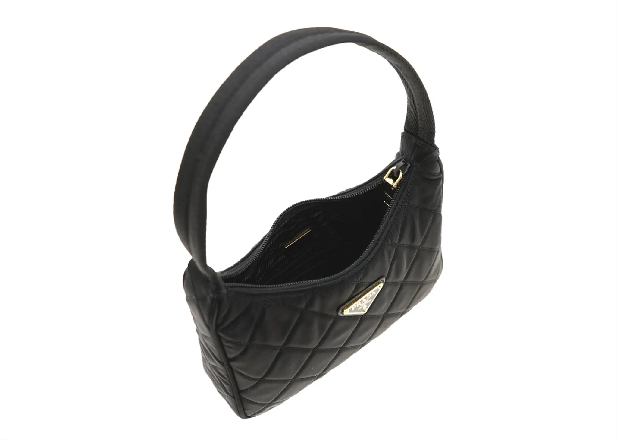 Prada Hobo Mini Quilted Nylon Shoulder Bag - photo 3