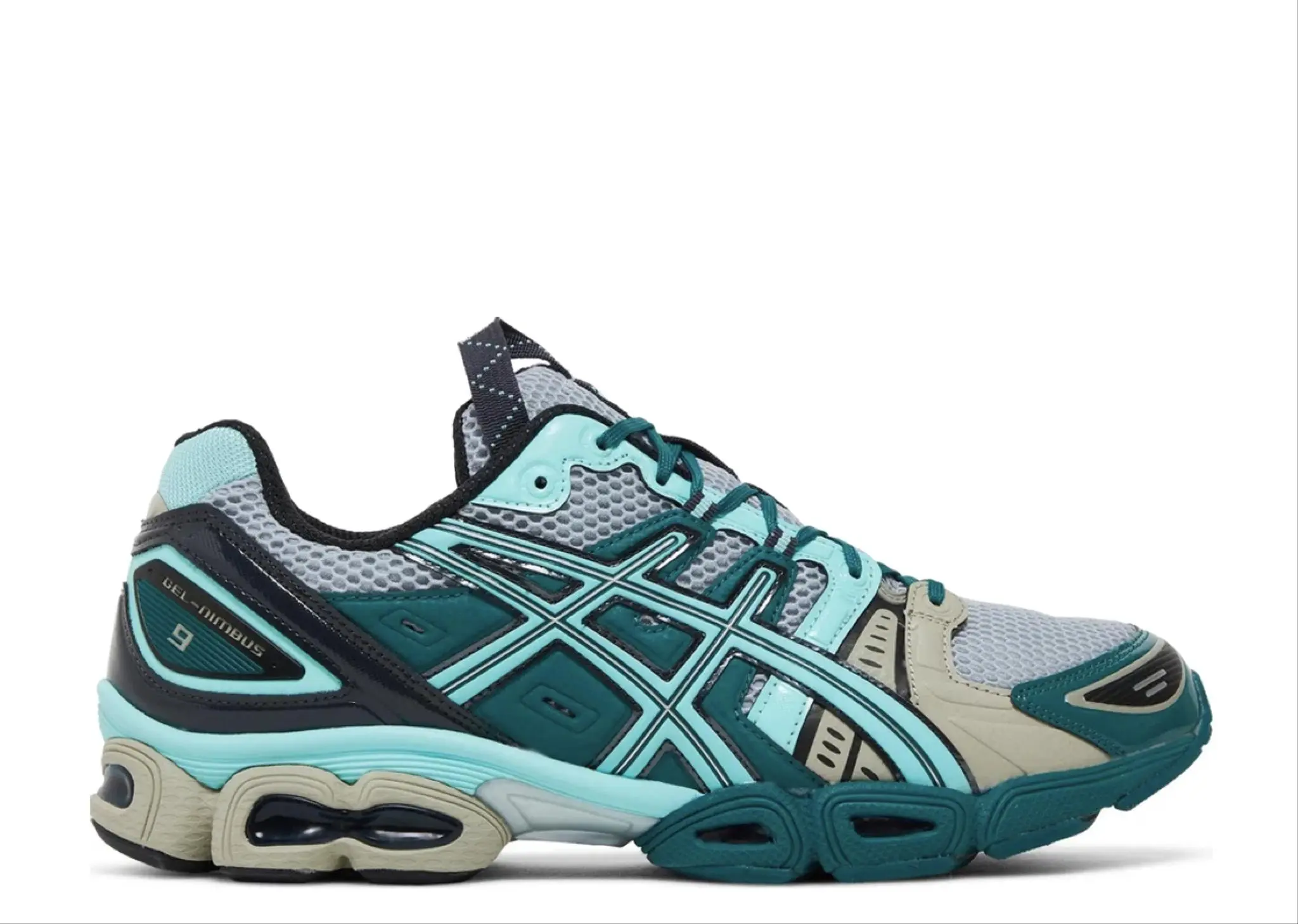 Asics UB3-S Gel-Nimbus 9 Kiko Kostadinov Piedmont Grey Aruba Blue