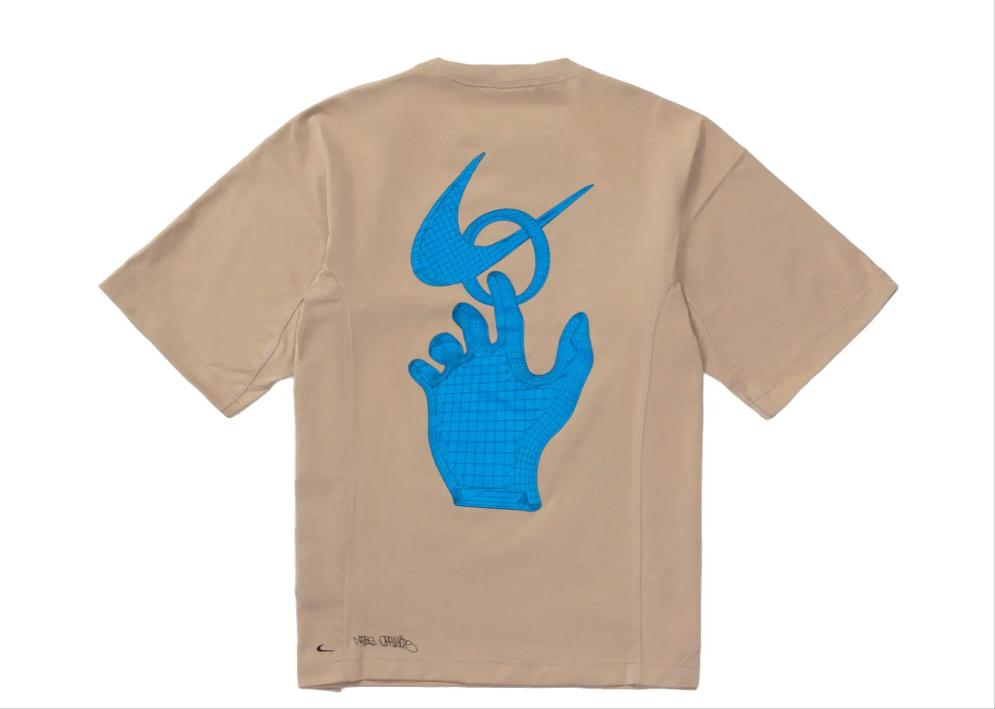 Off White x Nike 005 Tshirts Beige - photo 2