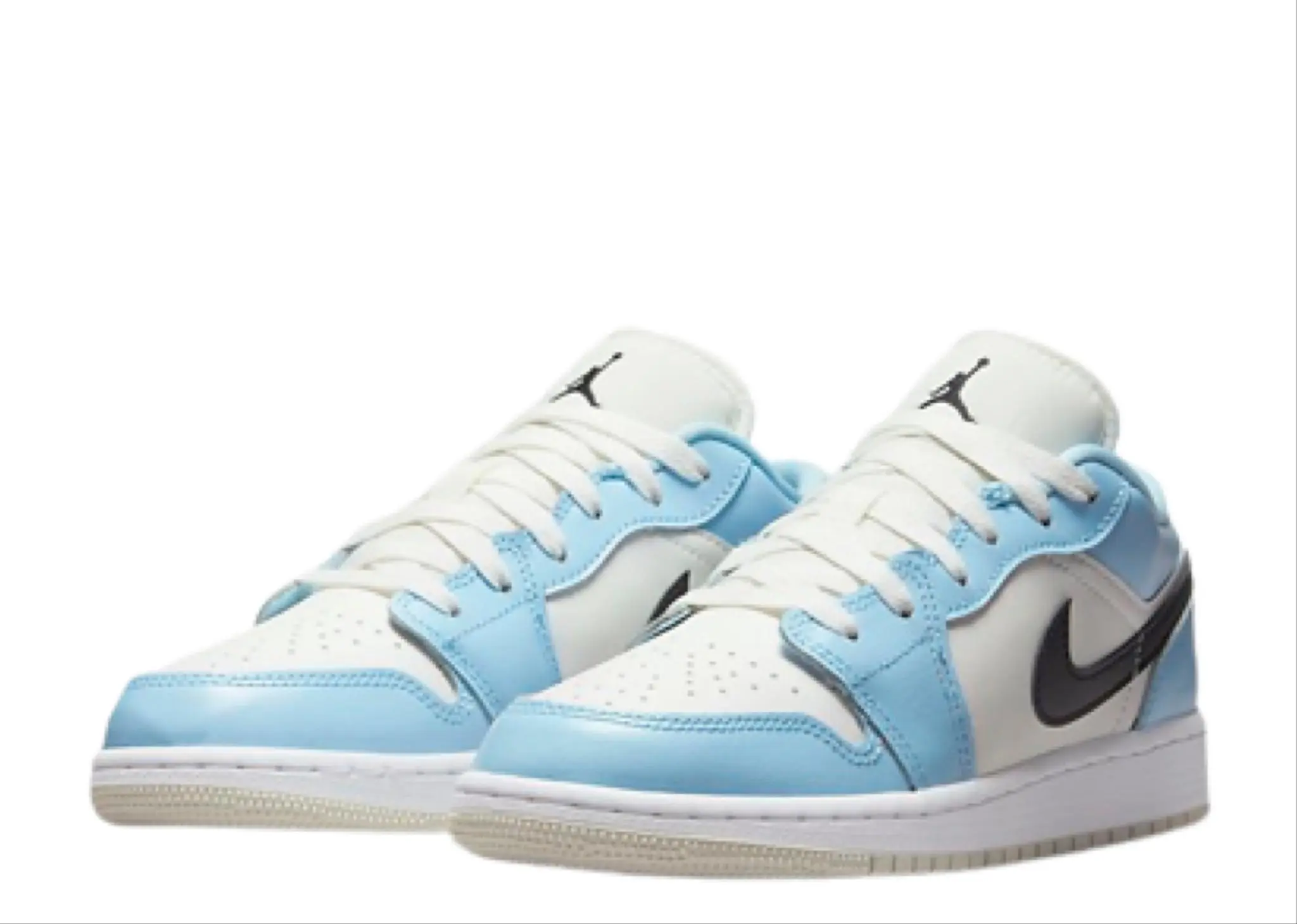 Air Jordan 1 Low Ice Blue Black (Grade School) - photo 2