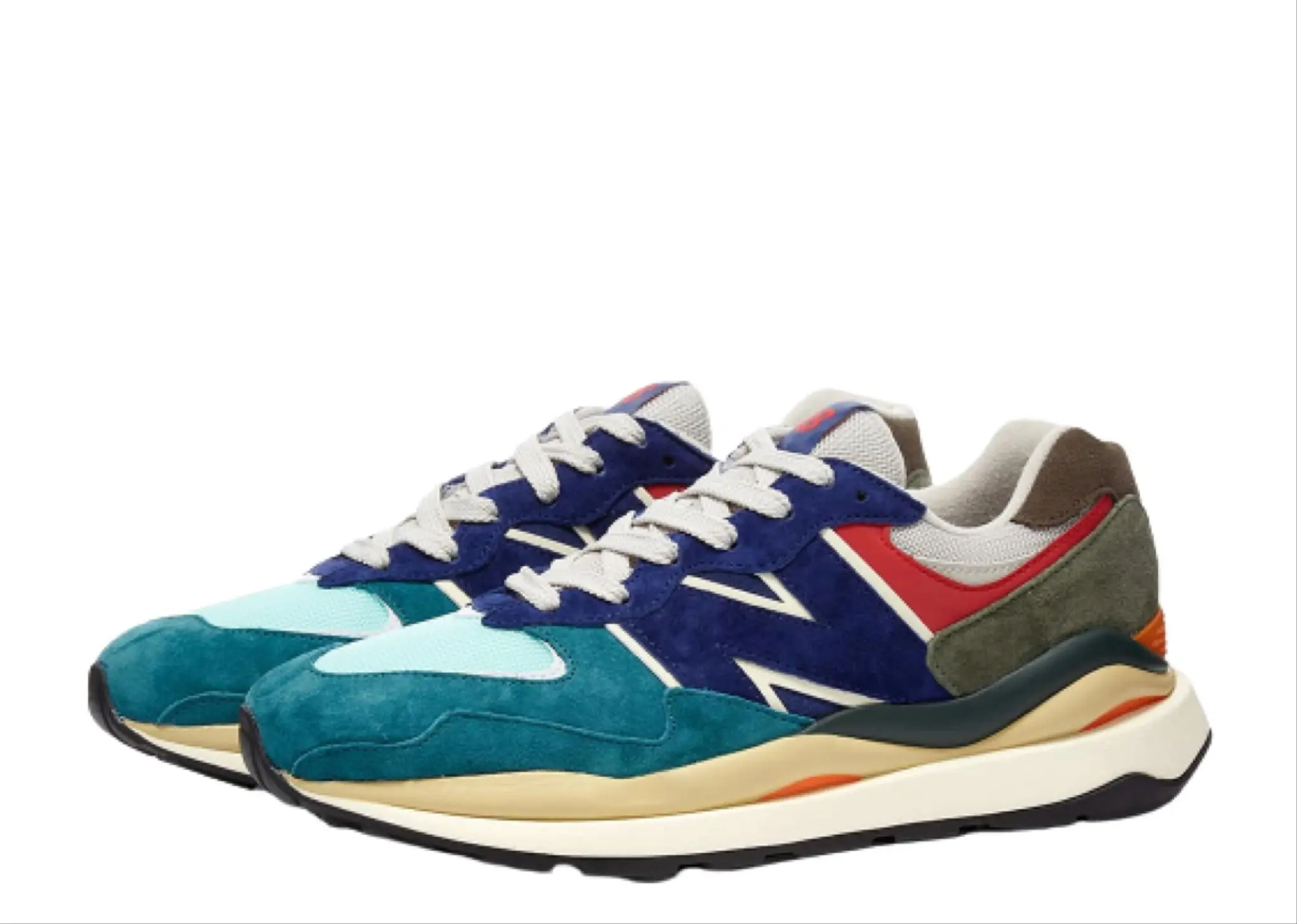 New Balance 57/40 Green Navy Orange Red - photo 2