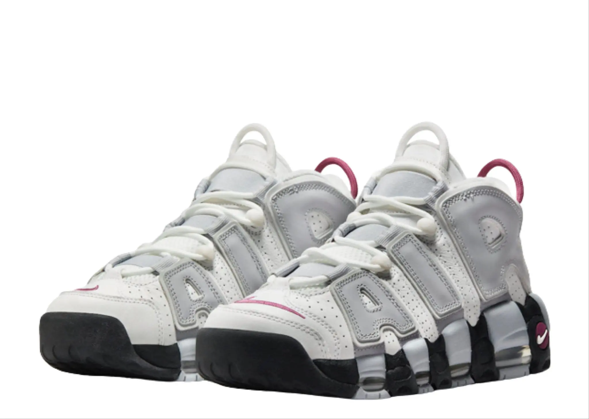 Nike Air More Uptempo Rosewood Wolf Grey (Women's) - photo 2