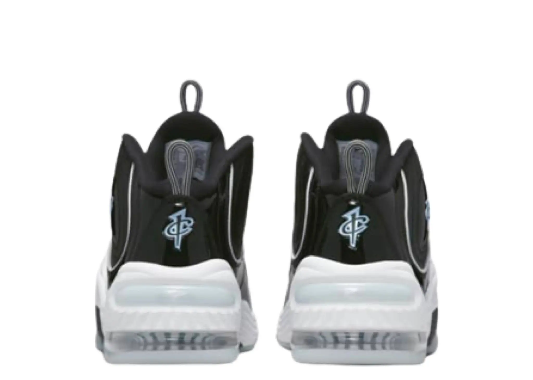 Nike Air Penny 2 Black Patent Football Grey - photo 3