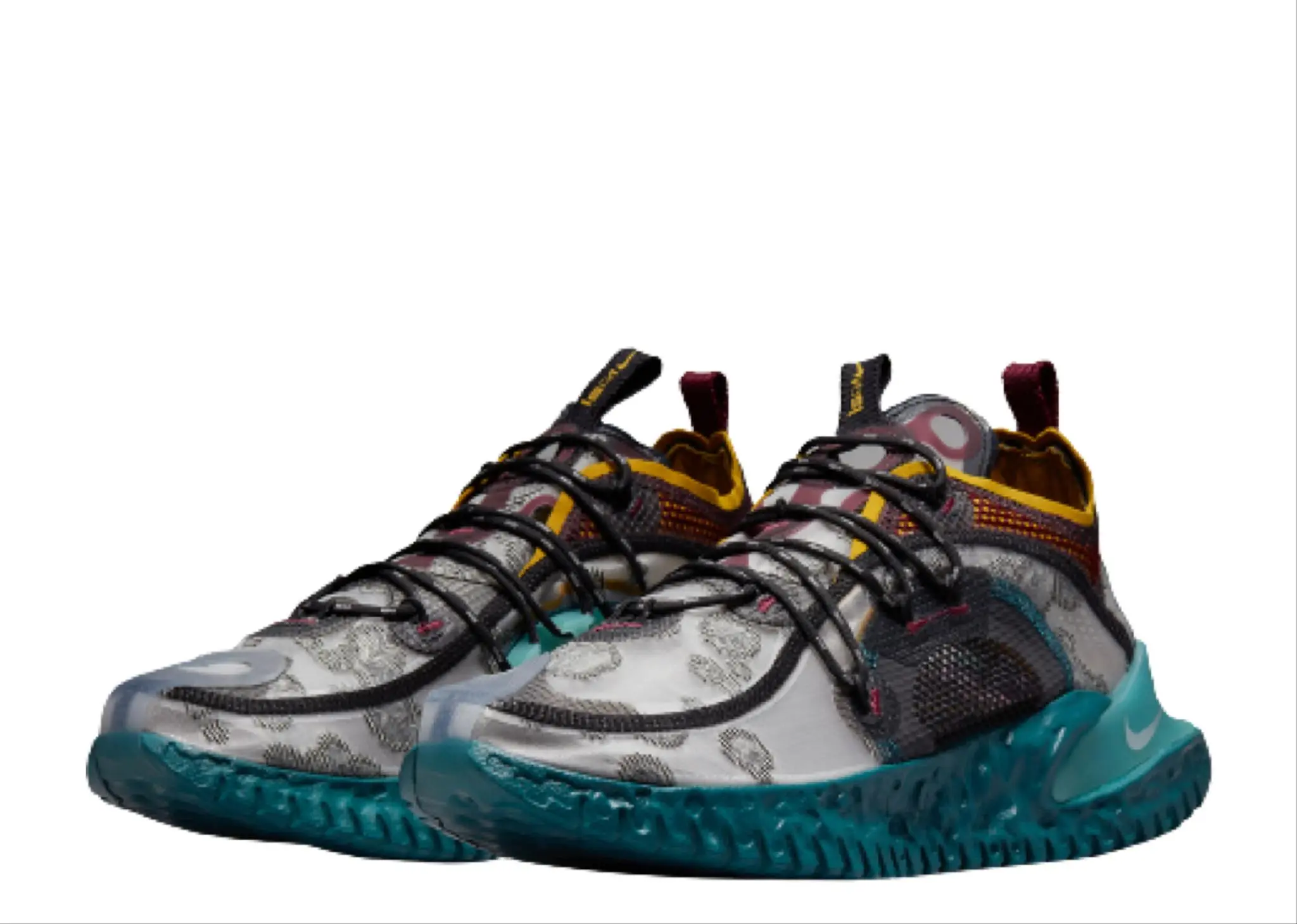 Nike Flow 2020 ISPA Black Turquoise Gold - photo 2