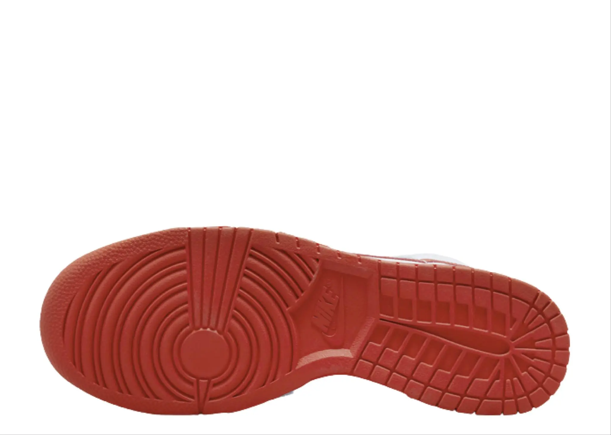 Nike Dunk High White Picante Red - photo 4