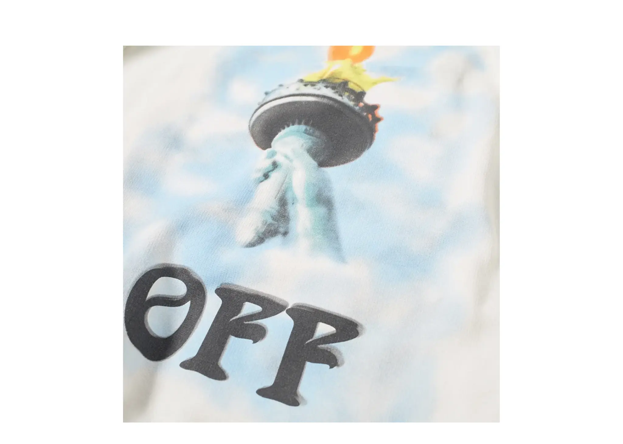 Off-White Liberty Hoodie White - photo 4