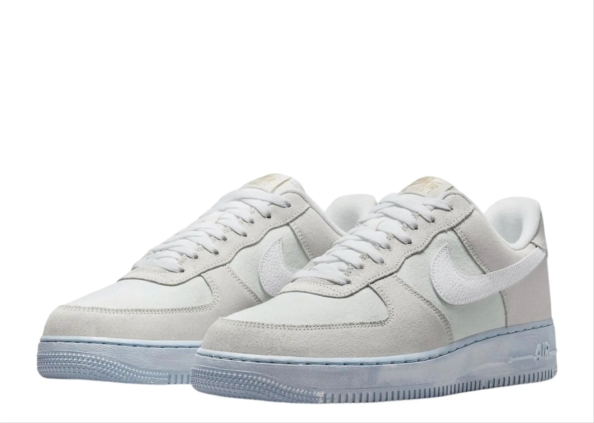 Nike Air Force 1 Low '07 LV8 EMB Summit White Blue Whisper - photo 2