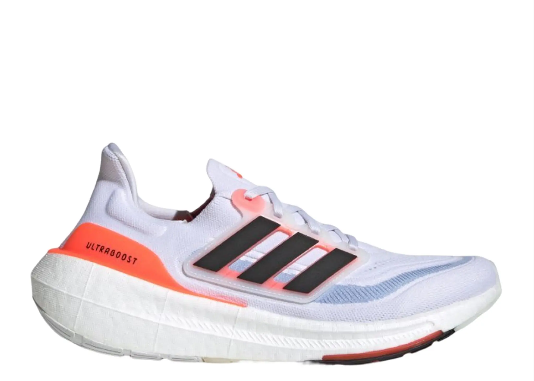 Adidas Ultra Boost Light White Black Solar Red (Women's)
