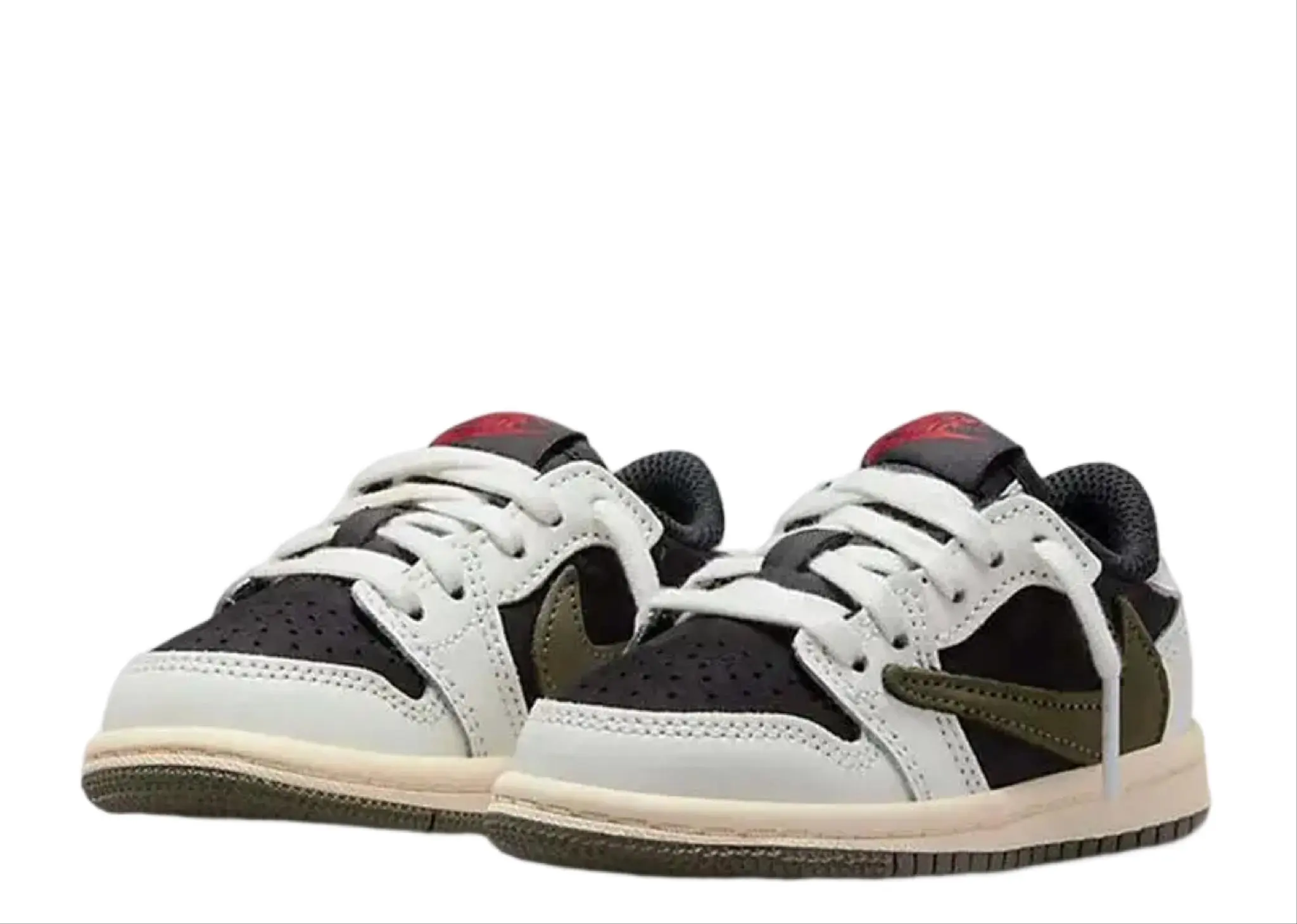 Air Jordan 1 Retro Low OG SP Travis Scott Olive (Toddler) - photo 2