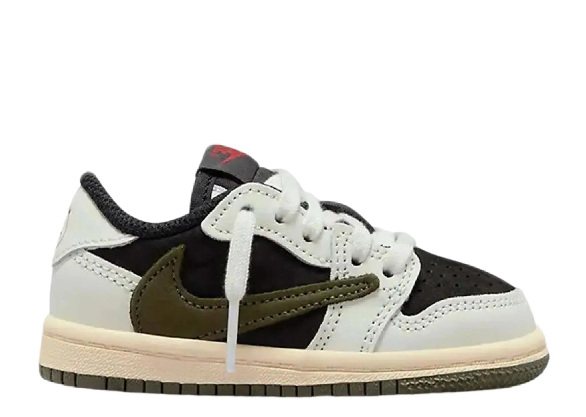Air Jordan 1 Retro Low OG SP Travis Scott Olive (Toddler)