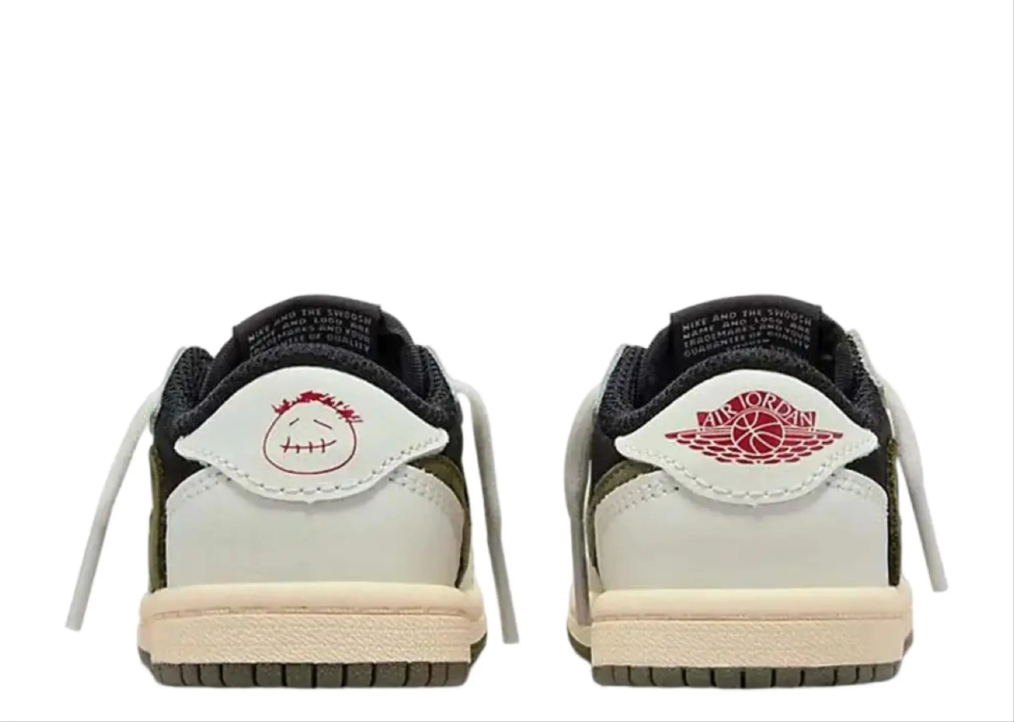 Air Jordan 1 Retro Low OG SP Travis Scott Olive (Toddler) - photo 3