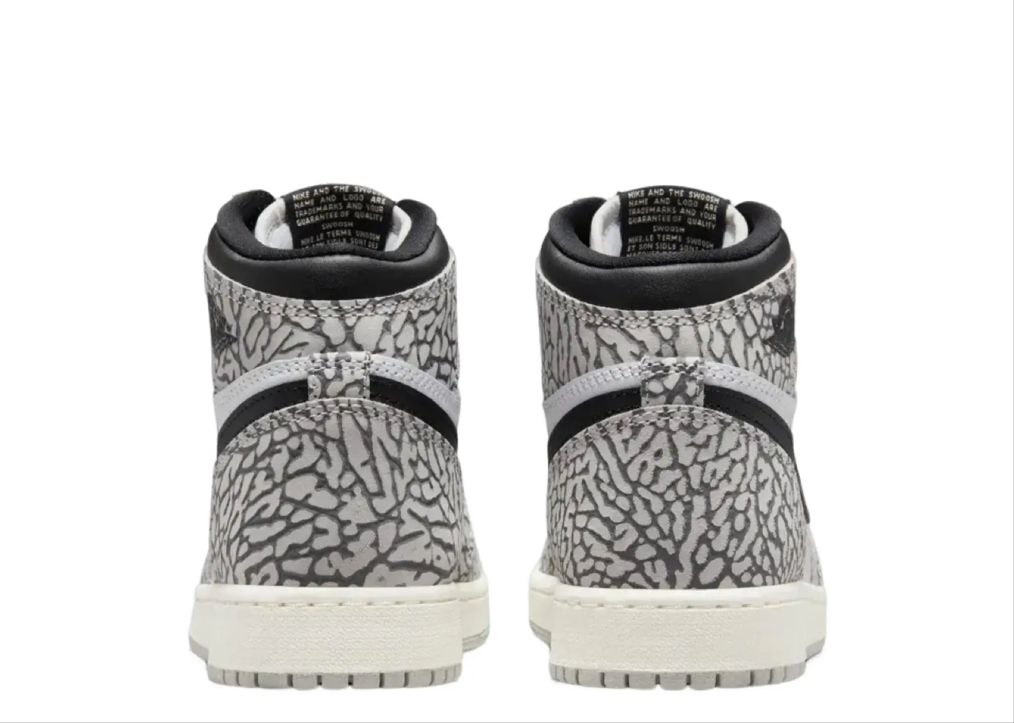 Air Jordan 1 Retro High OG White Cement (Grade School) - photo 3