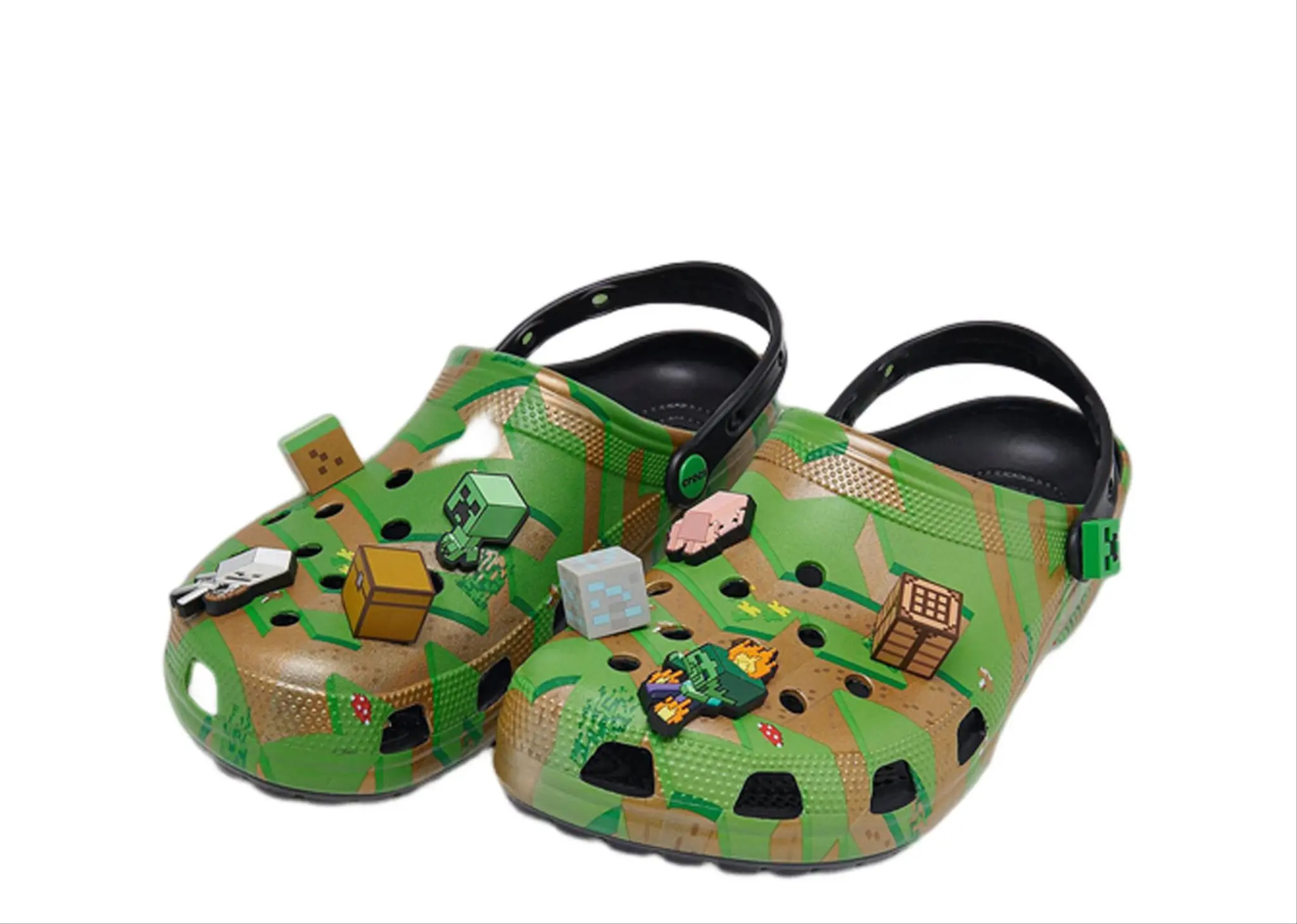 Crocs Elevated Clog Minecraft Grass Block - photo 2