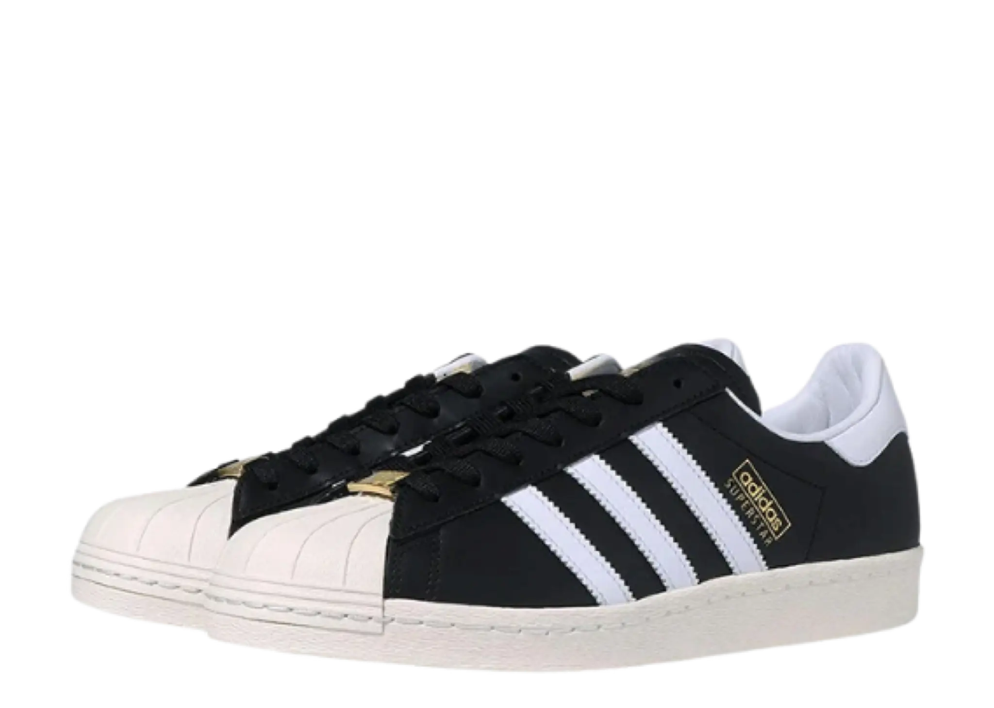 Adidas Superstar 80s Bape Black White Gold - photo 2