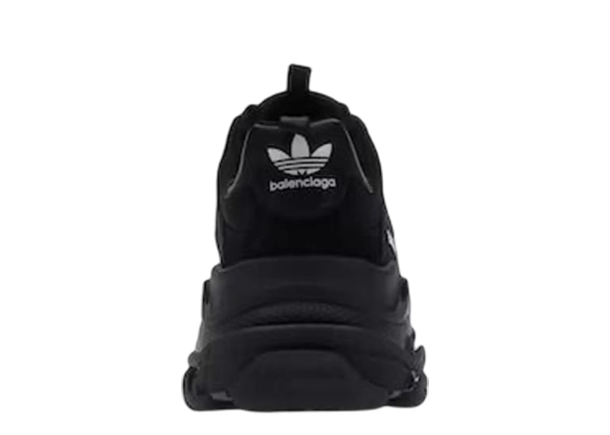 Balenciaga X Adidas Triple S Black White - photo 3