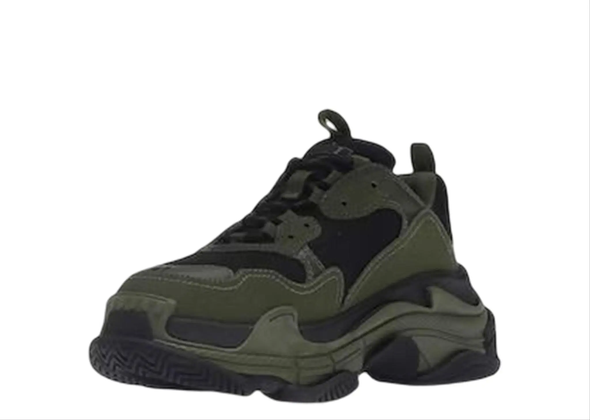 Balenciaga Triple S Dark Green Black - photo 2