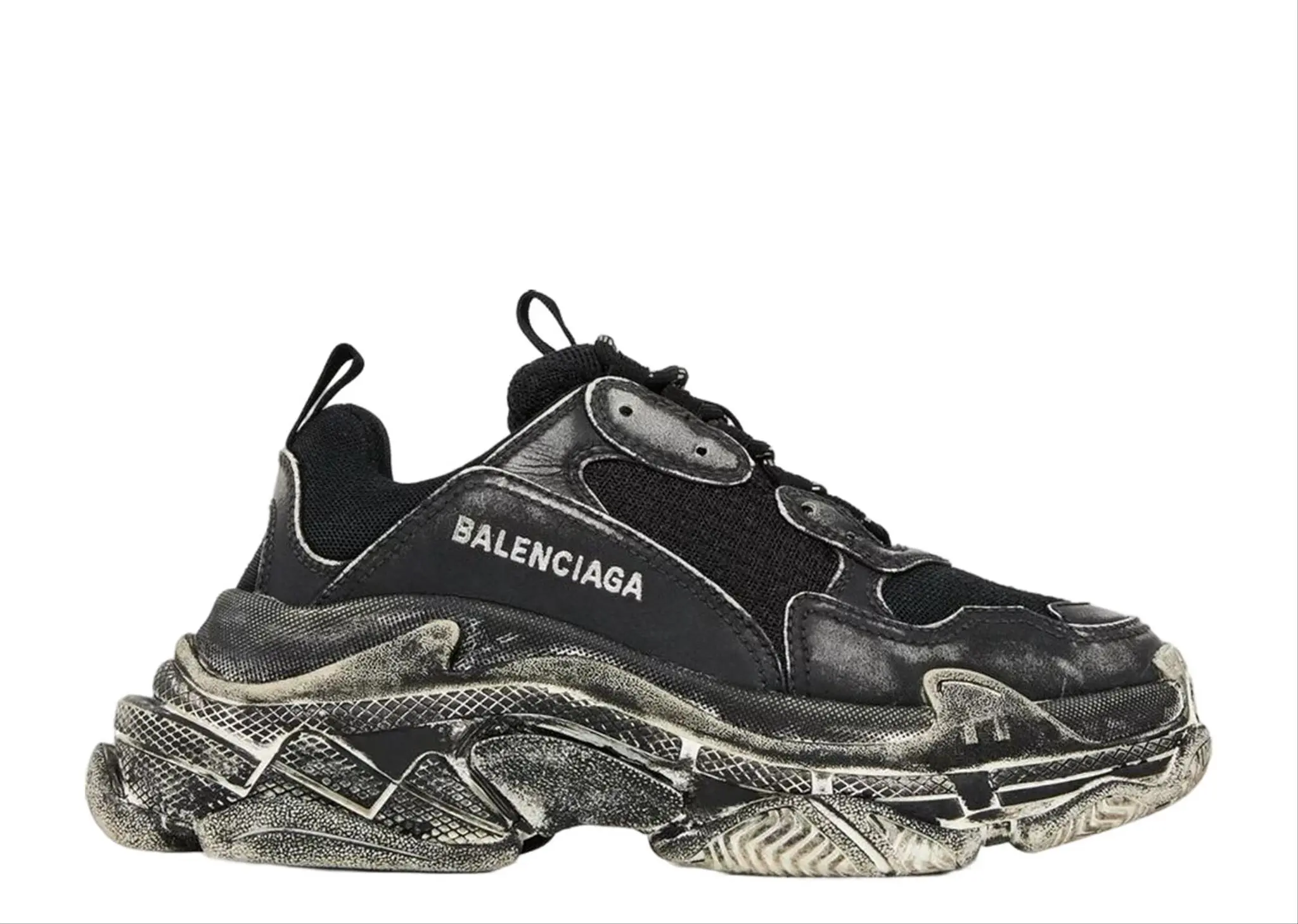 Balenciaga Triple S Faded Black