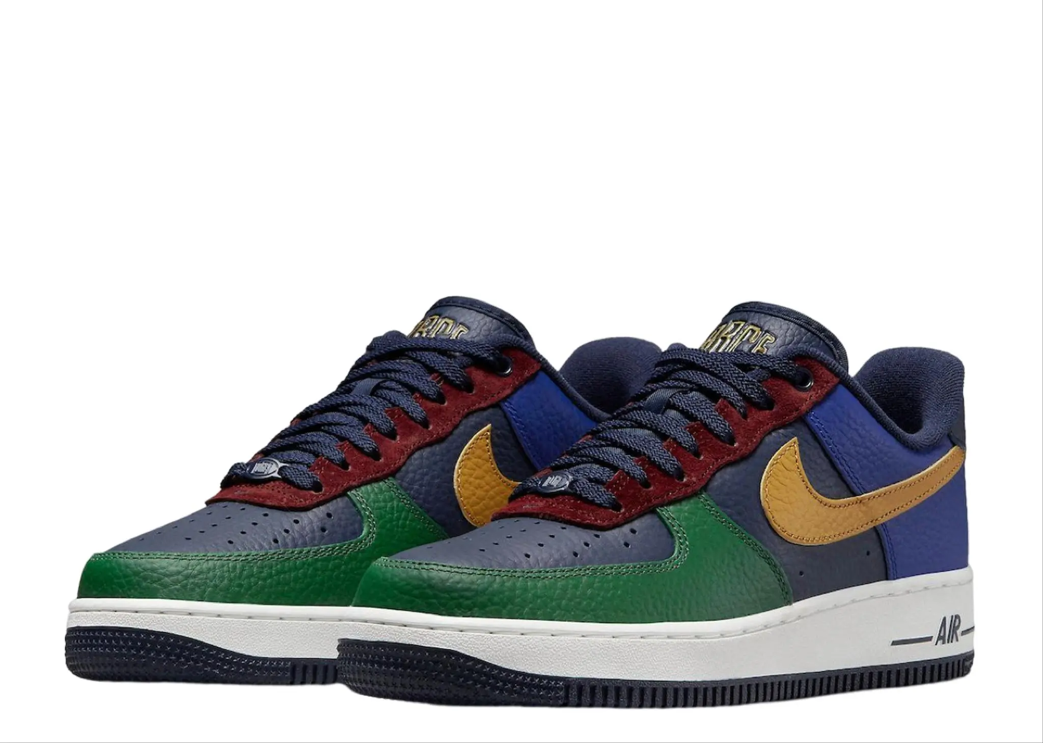 Nike Air Force 1 07 Lx Gold Suede Obisidian (Women's) - photo 2