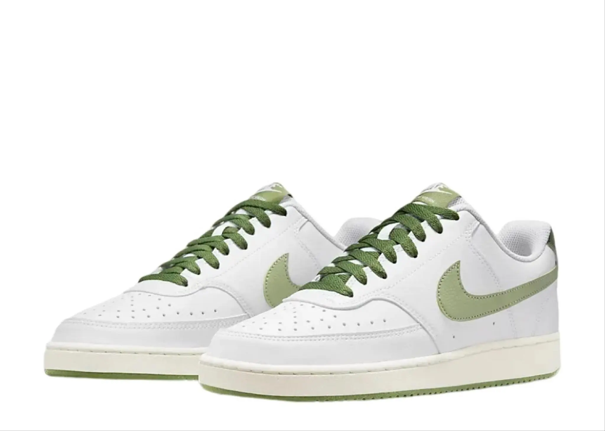 Nike Court vision Low White Sail oil green - photo 2