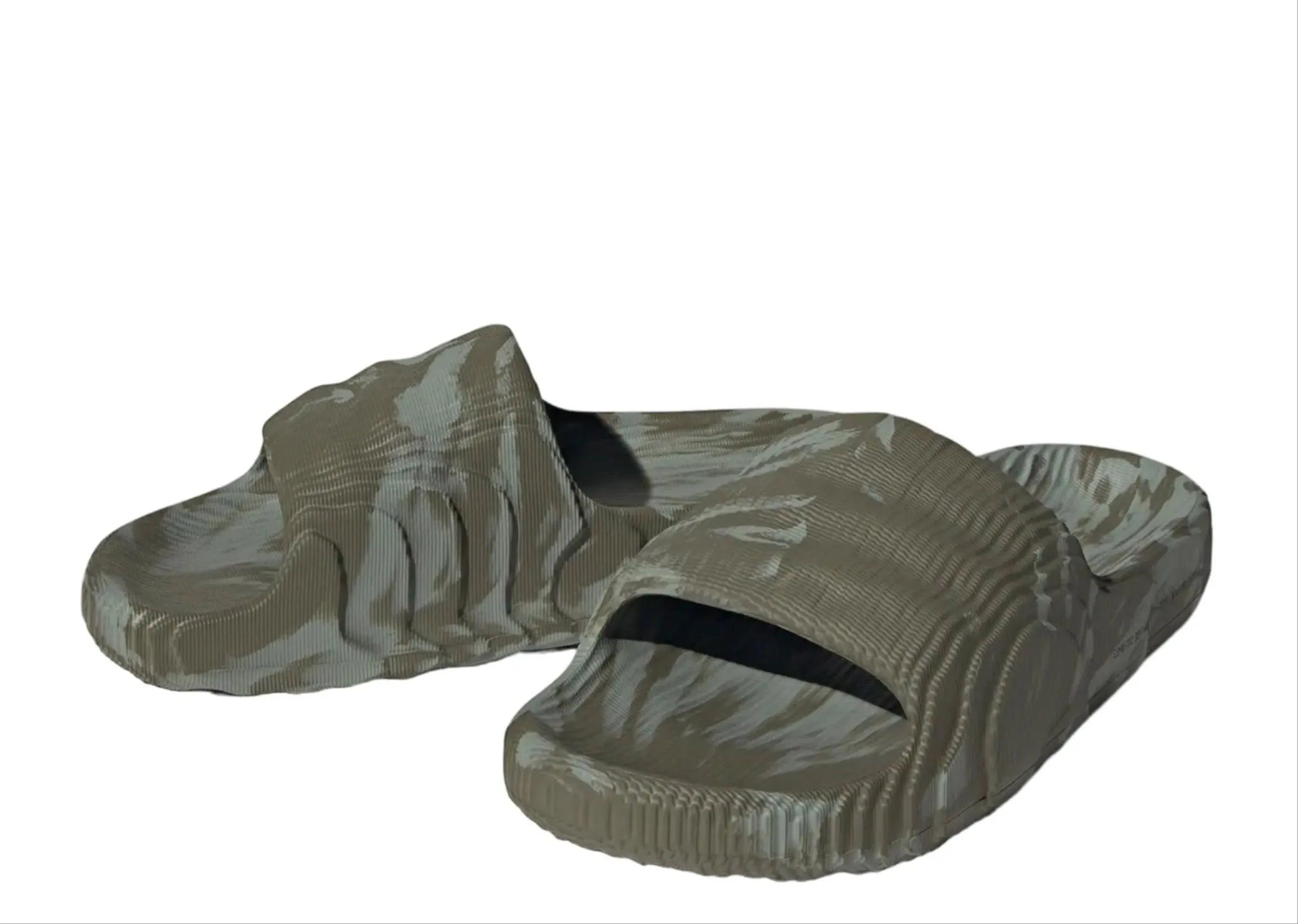 Adidas Adilette 22 Slides Olive Strata - photo 2