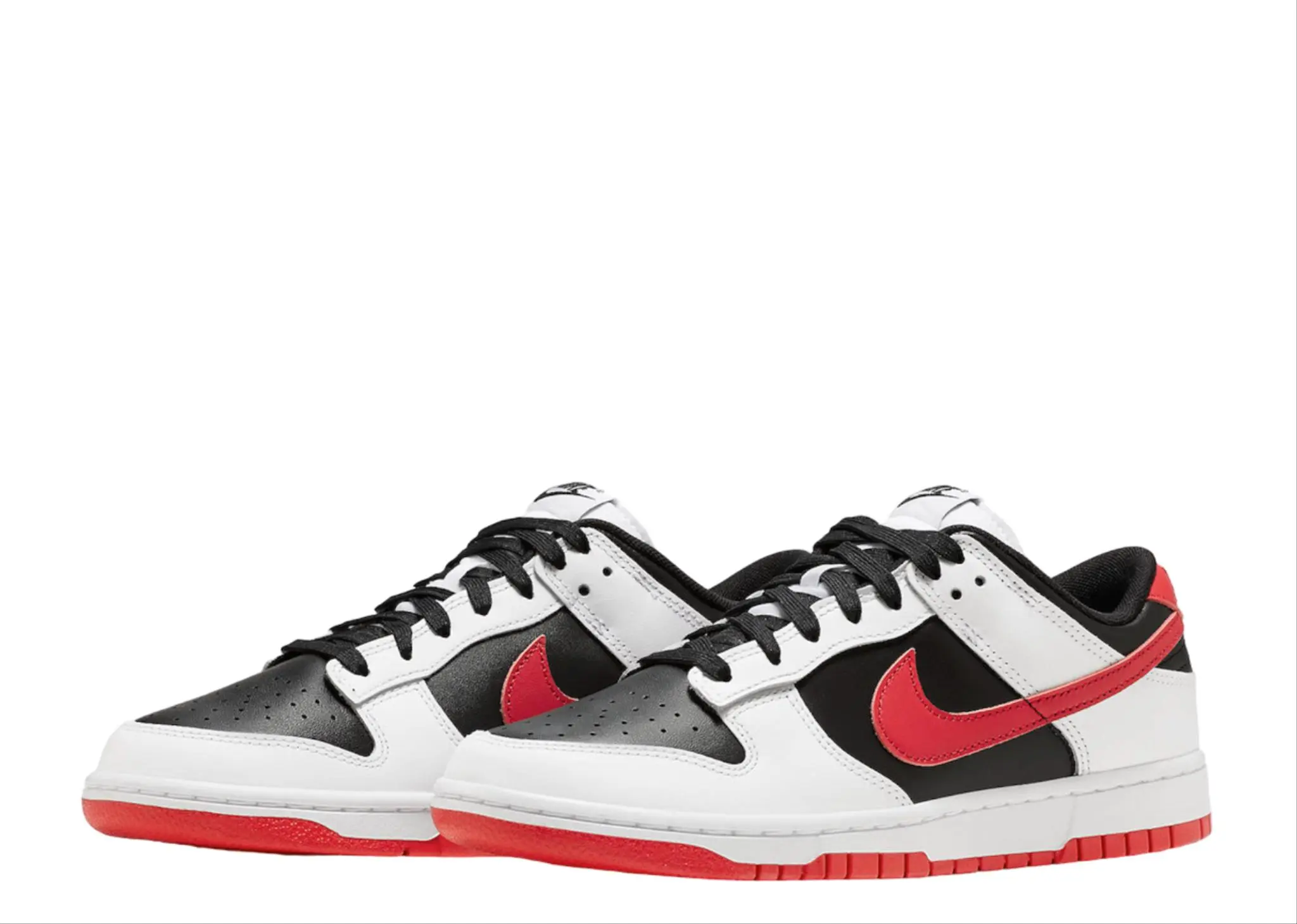 Nike Dunk Low Retro White Black University Red - photo 2