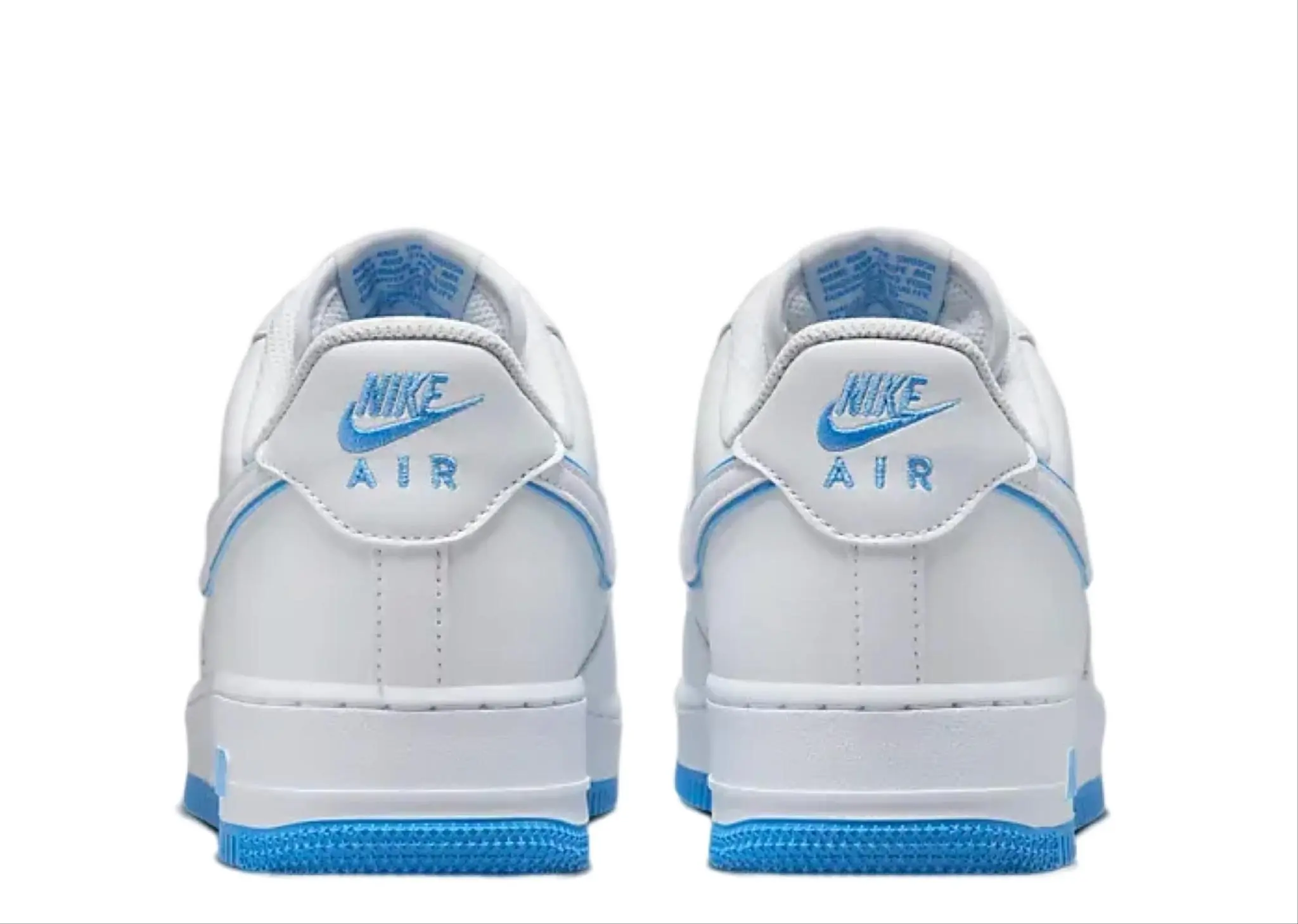 Nike Air Force 1 '07 Low White University Blue Sole - photo 3