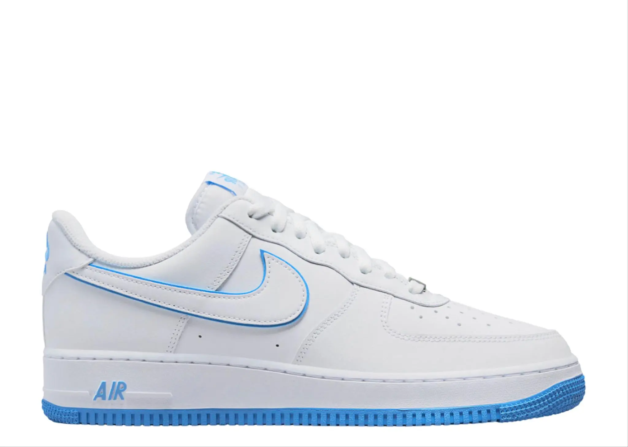 Nike Air Force 1 '07 Low White University Blue Sole