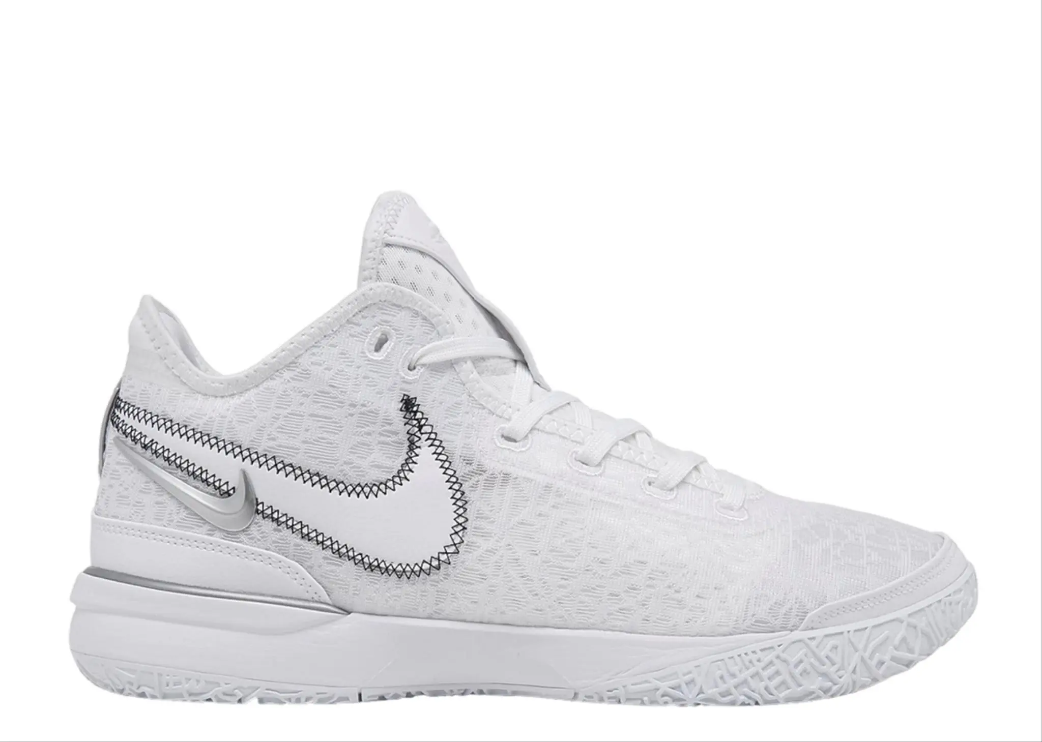 Nike Zoom LeBron NXXT Gen White Metallic Silver