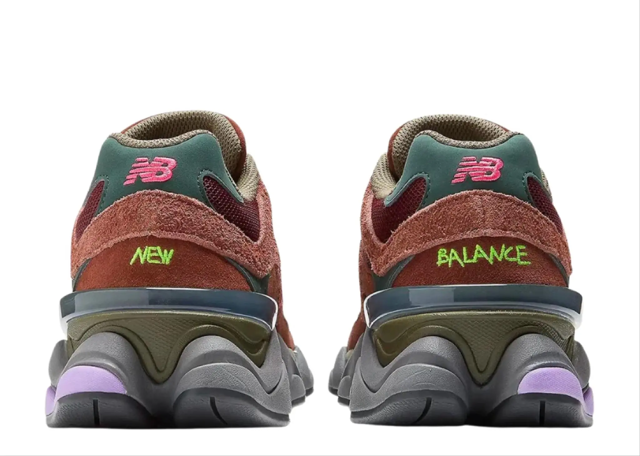 New Balance 9060 Rich Oak Burgundy - photo 3