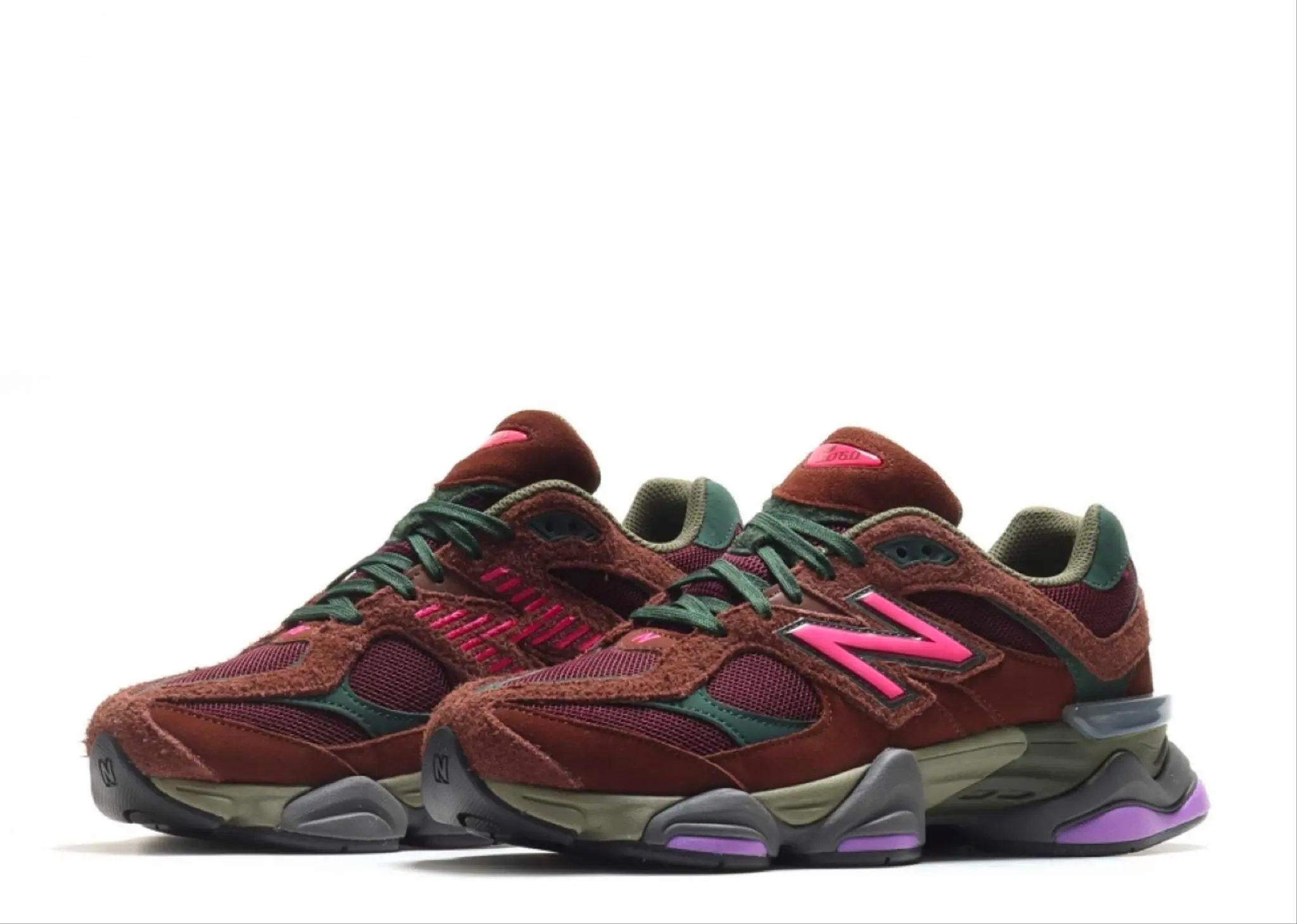 New Balance 9060 Rich Oak Burgundy - photo 2