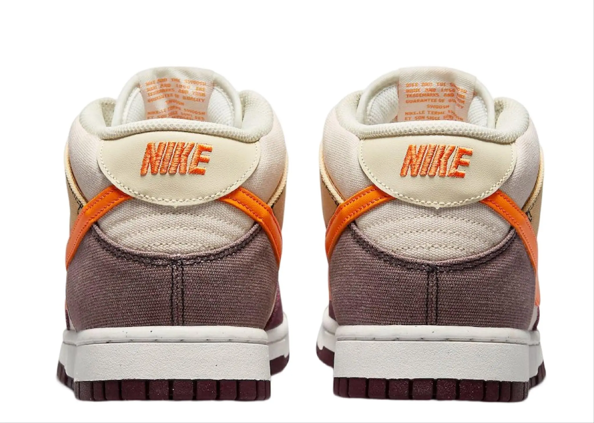 Nike Dunk Mid Coconut Milk Plum Orange - photo 3