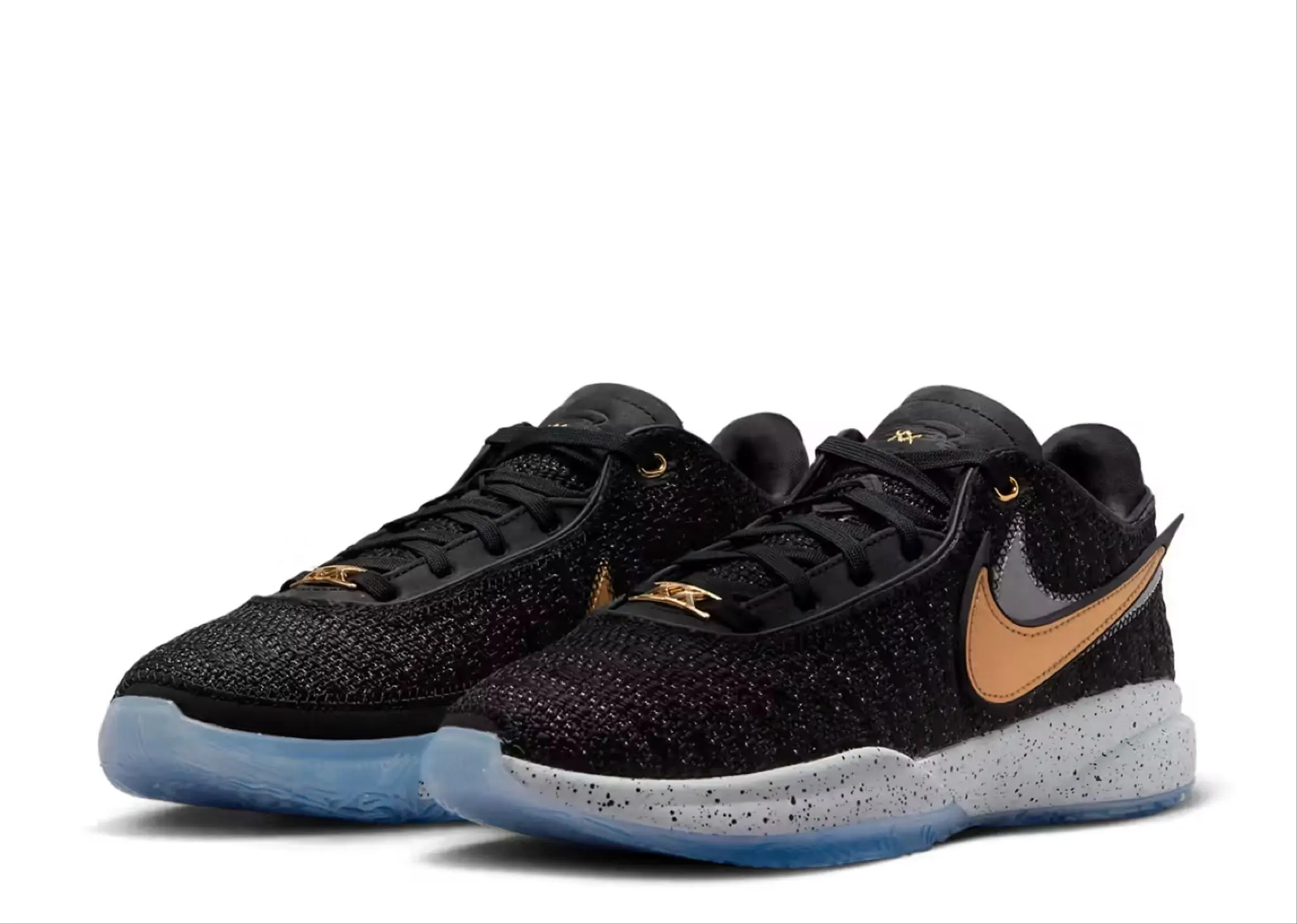 Nike LeBron 20 Black Metallic Gold - photo 2