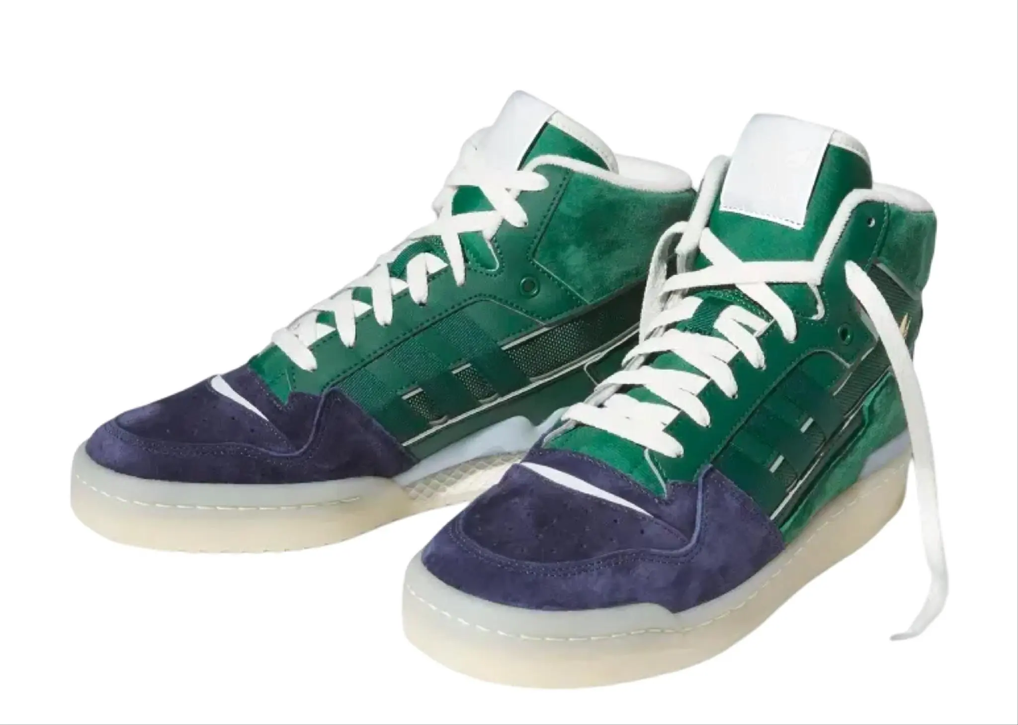 Adidas Forum Mid Inside Out Dark Green Navy - photo 2