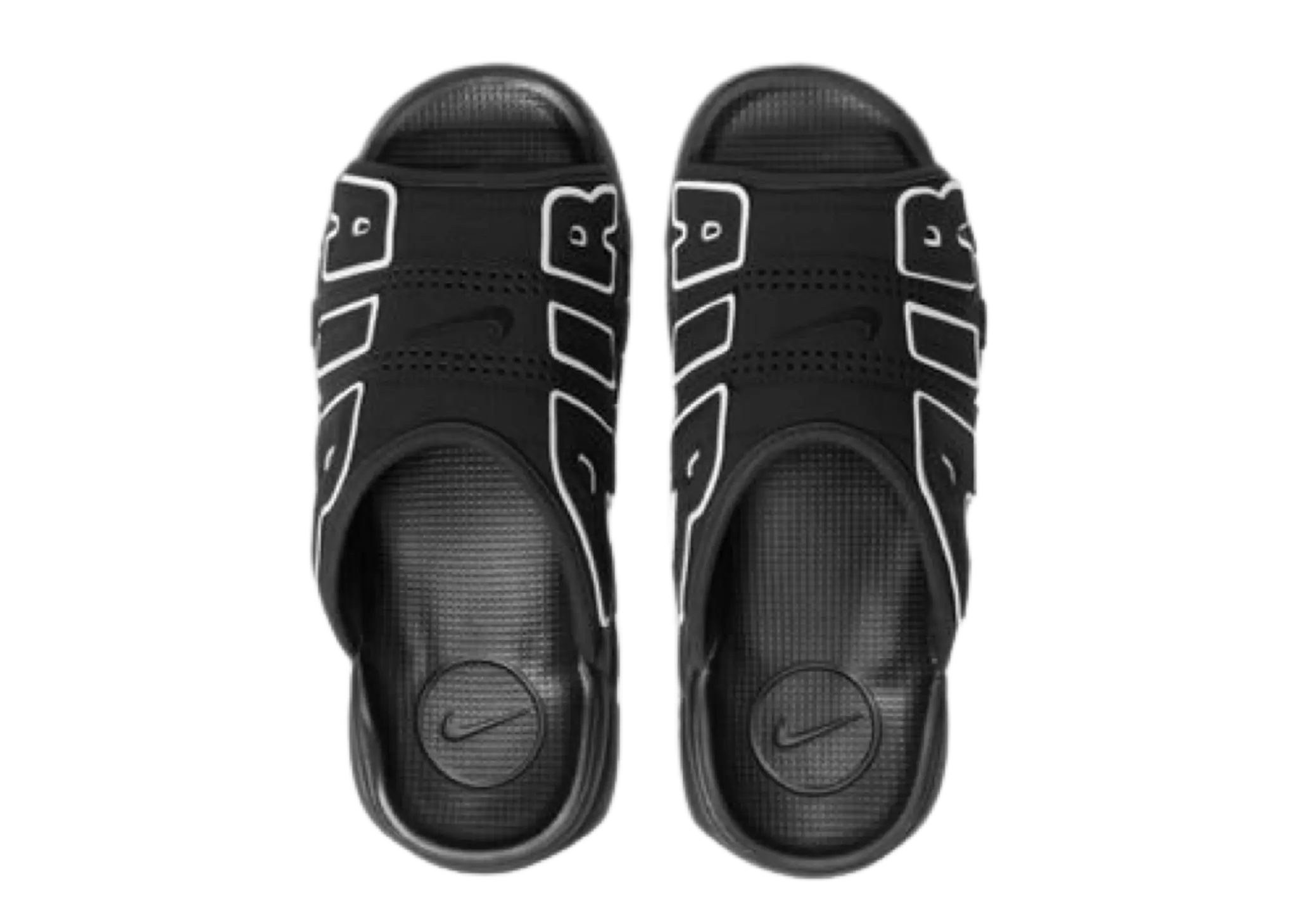 Nike Air More Uptempo Slide OG Black White - photo 2