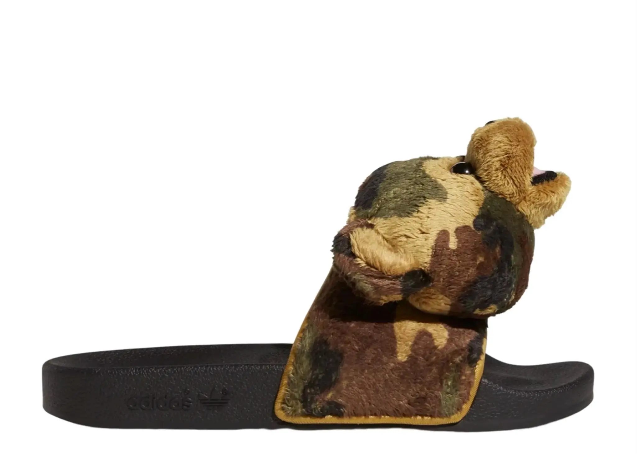 Adidas JS Adilette Jeremy Scott Teddy Camo