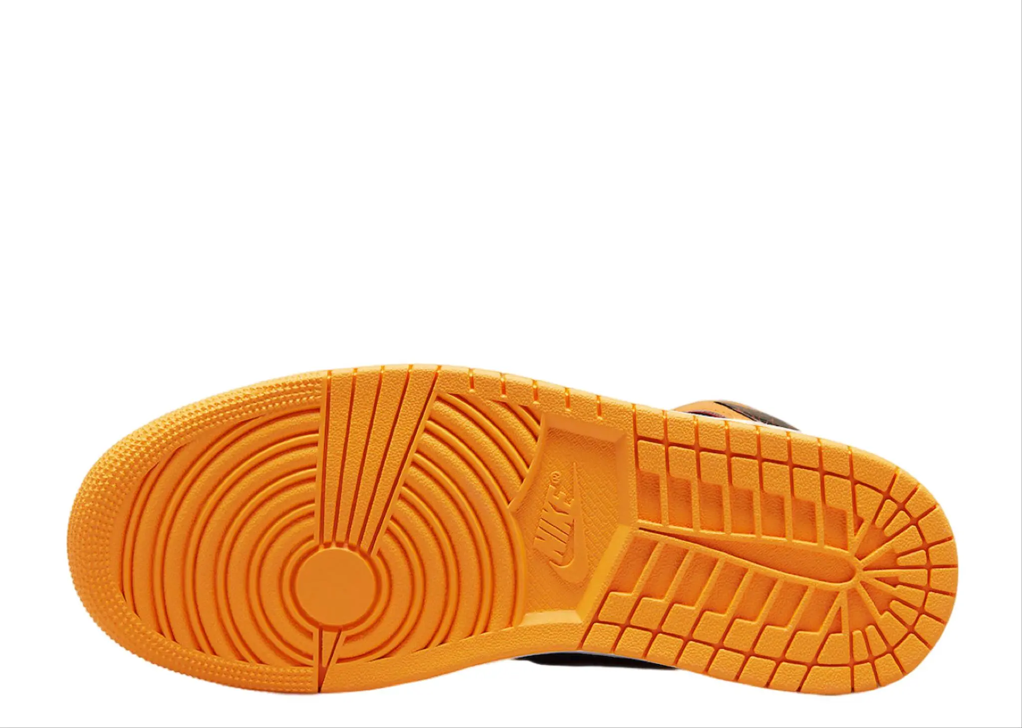 Air Jordan 1 Mid Fat Tongue Black Orange - photo 4