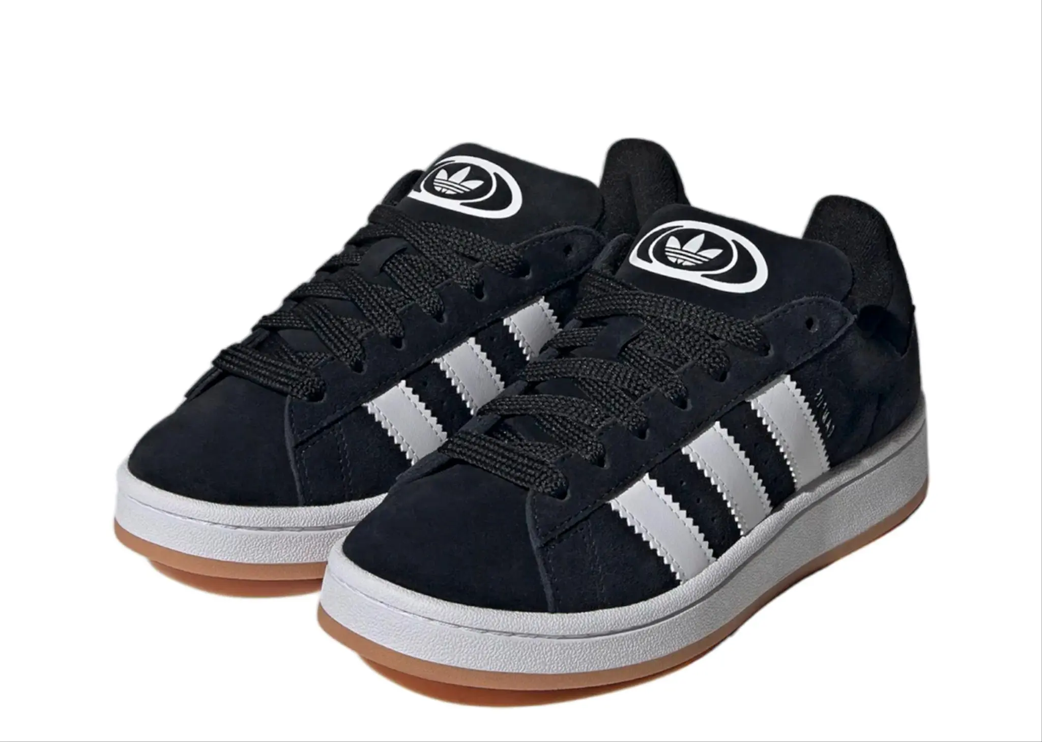 Adidas Campus 00's Black White Gum (Grade School) - photo 2