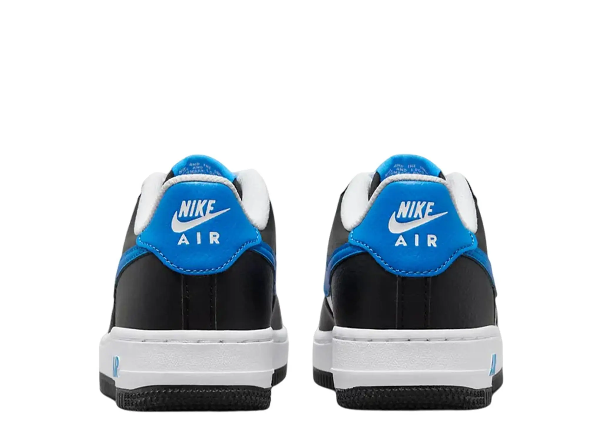 Nike Air Force 1 Low Black Blue (Grade School) - photo 3