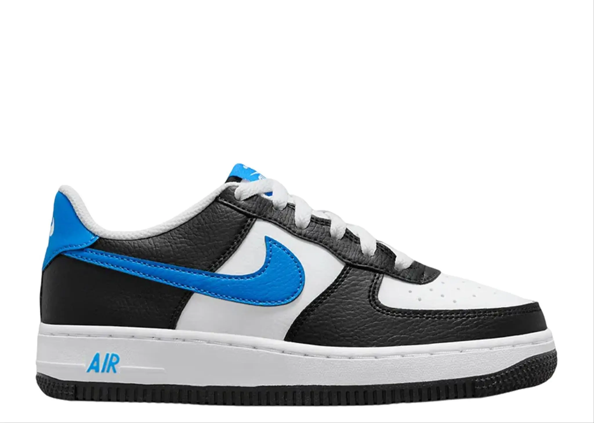Nike Air Force 1 Low Black Blue (Grade School)
