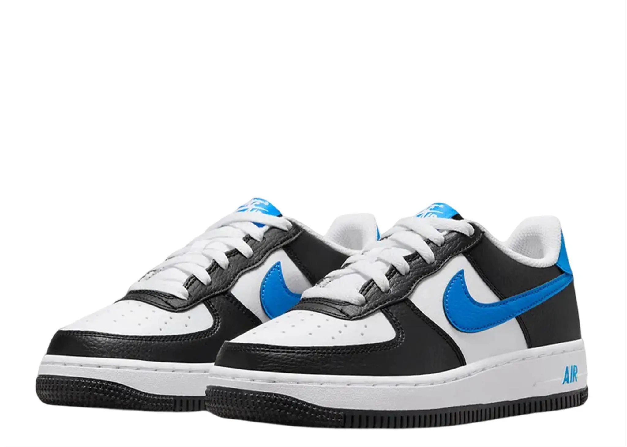 Nike Air Force 1 Low Black Blue (Grade School) - photo 2
