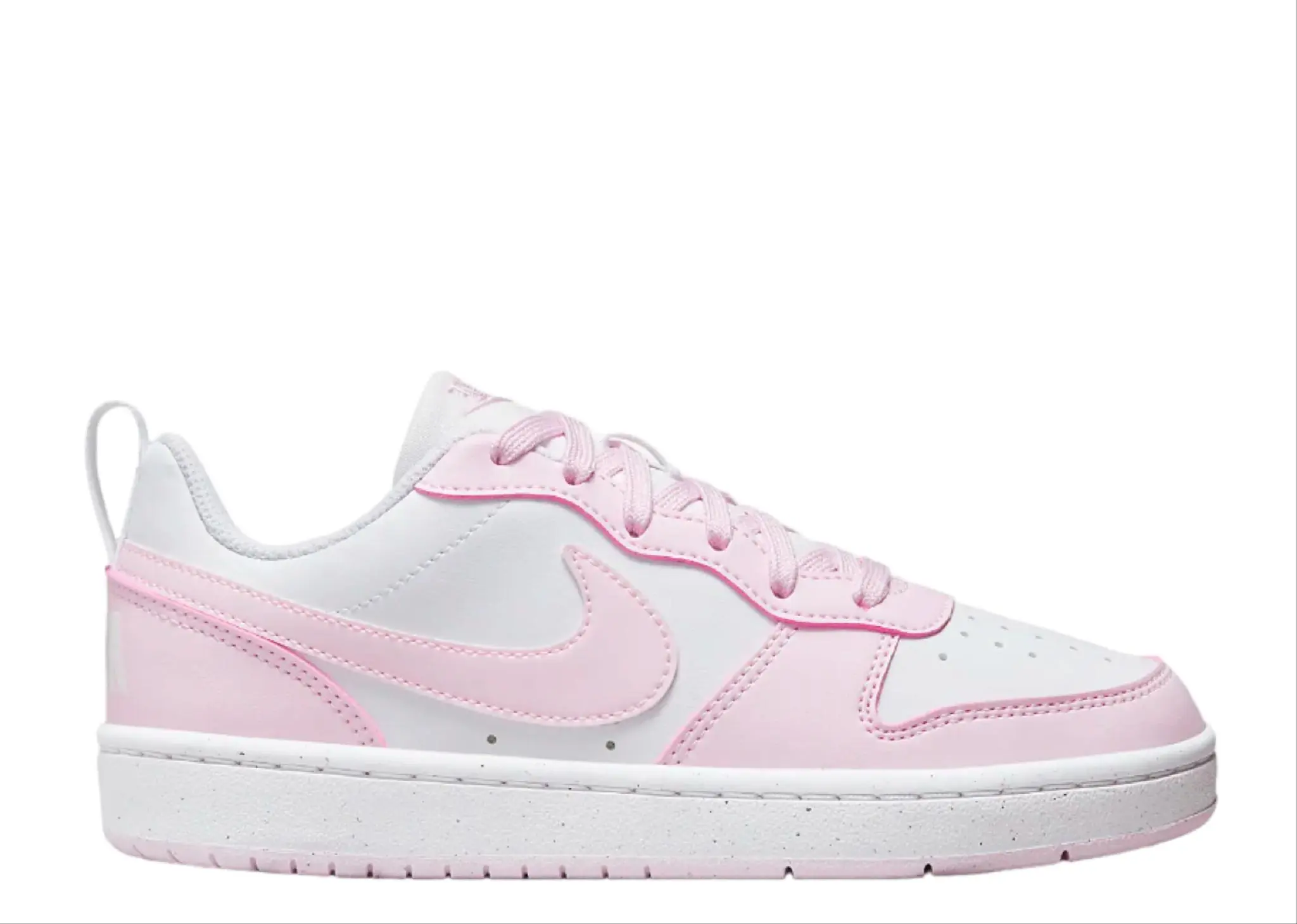 Nike Court Borough Low Recraft White Pink Foam (Grade School)