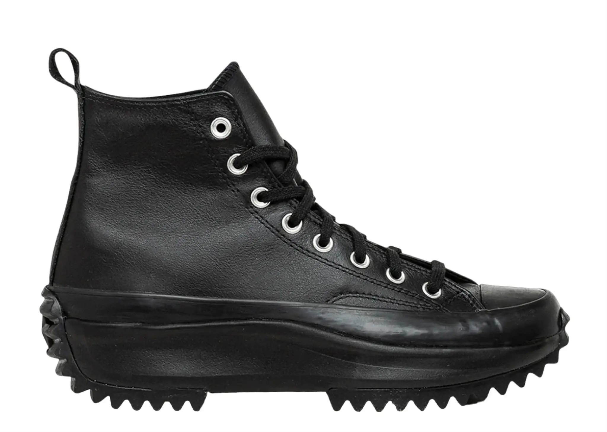 Converse Run Star Hike Hi Triple Black Leather