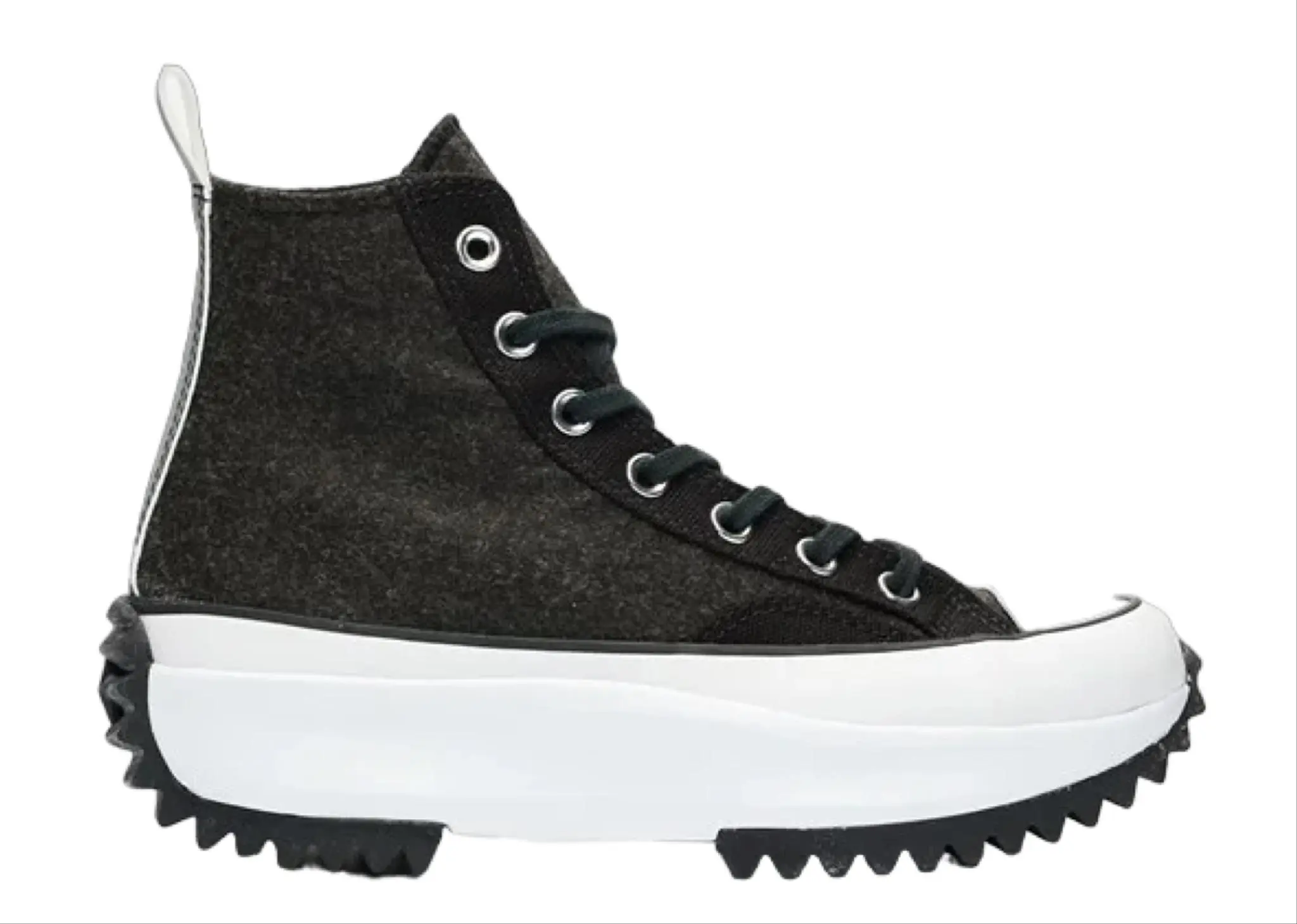 Converse Run Star Hike High Black Ice Black Silver