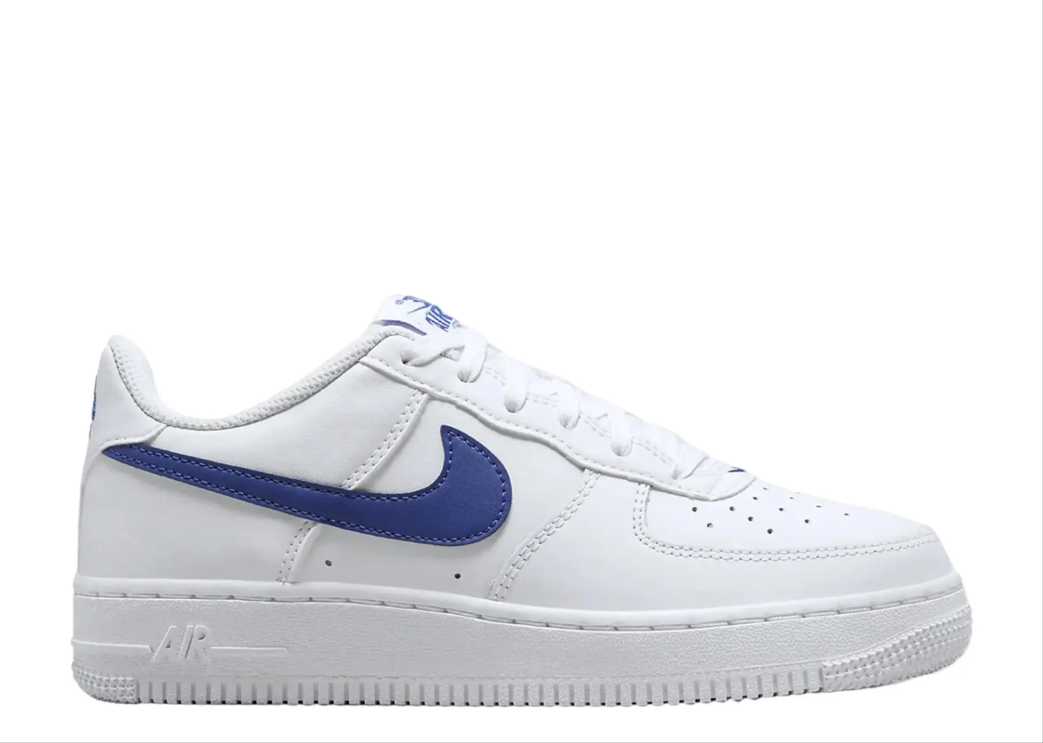 Nike Air Force 1 White Hyper Royal GS