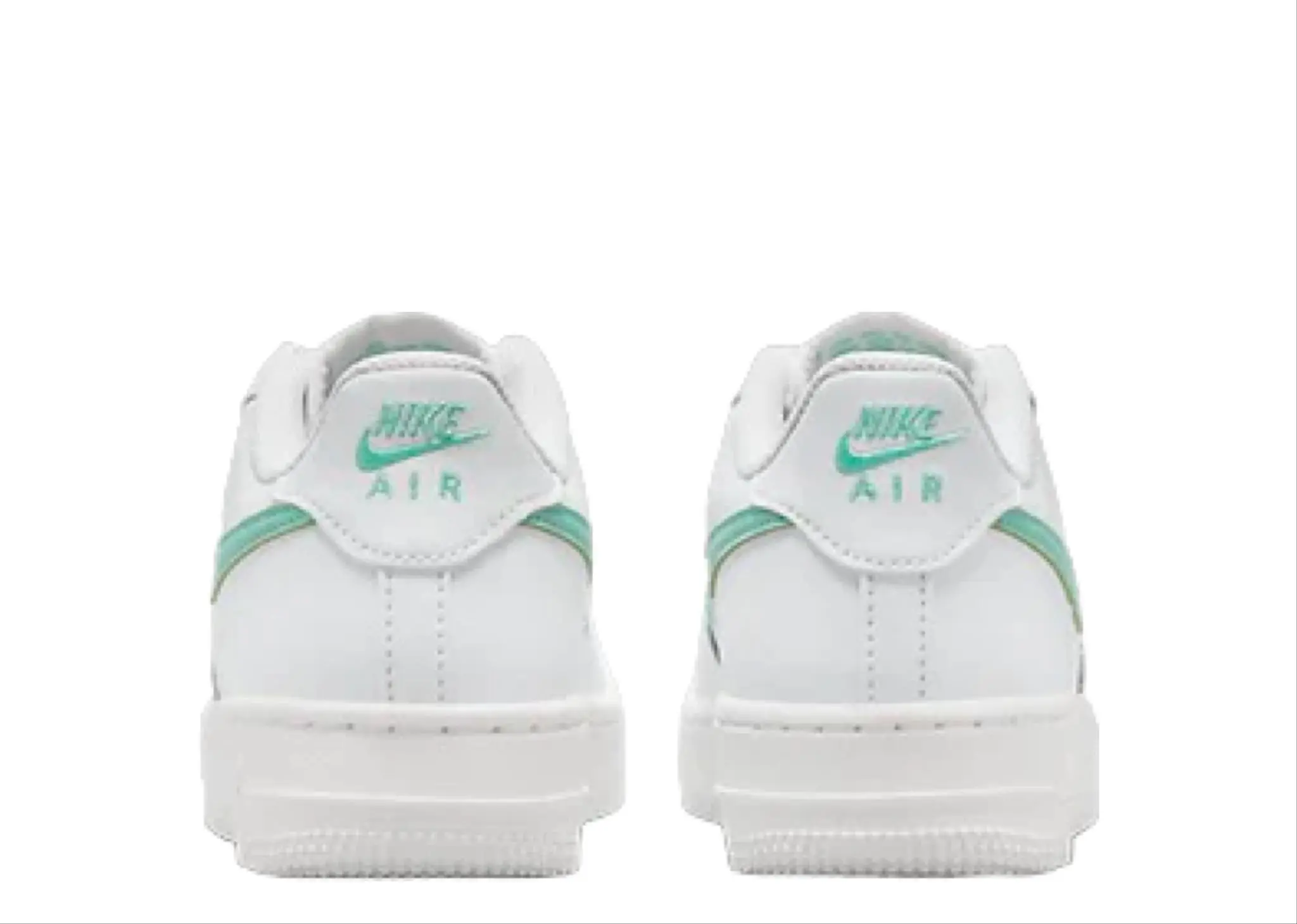 Nike Air Force 1 White Emerald Rise (Grade School) - photo 3