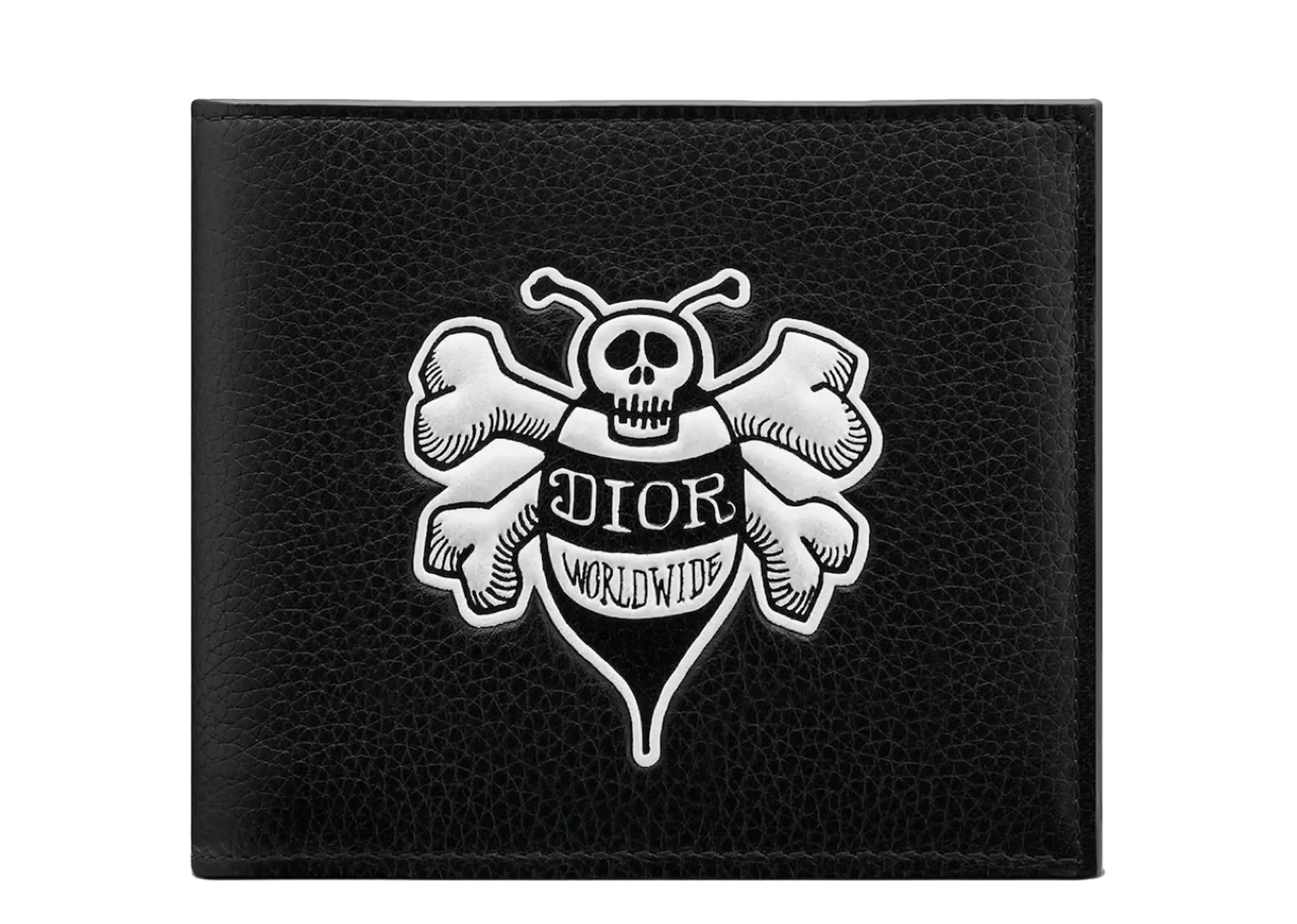Dior And Shawn Wallet (8 Card Slot) Bee Black
