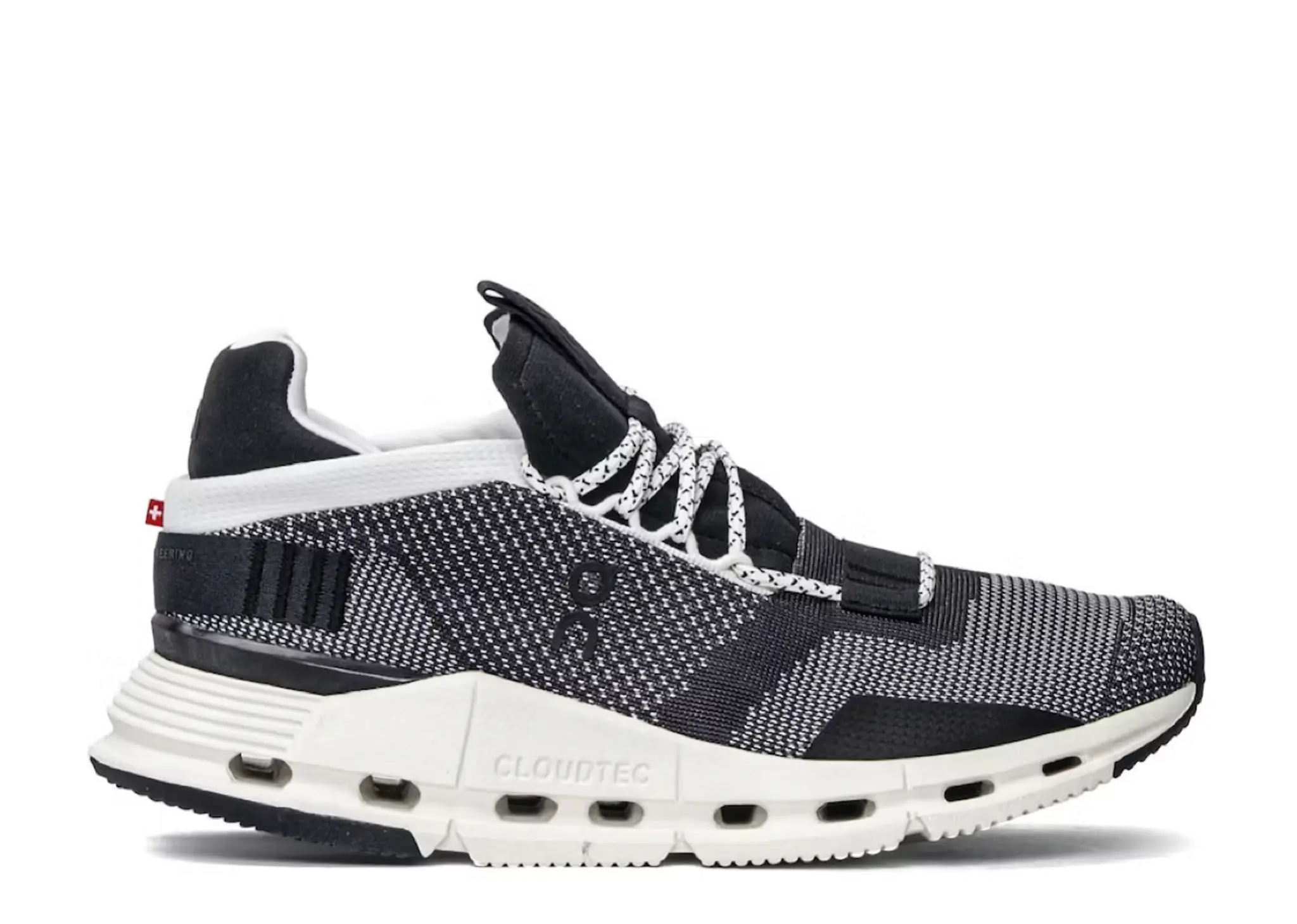 On Running Cloudnova Black White (Women's)